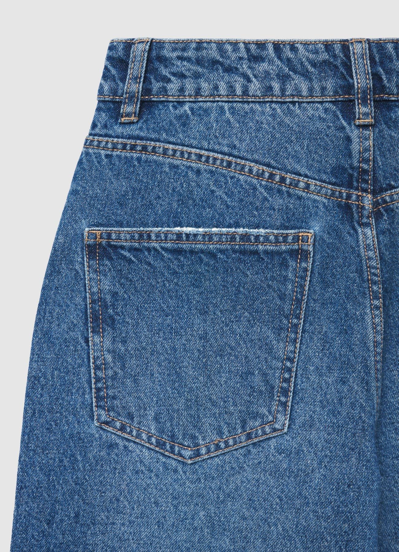 Jeans straight cropped fit - Image 6