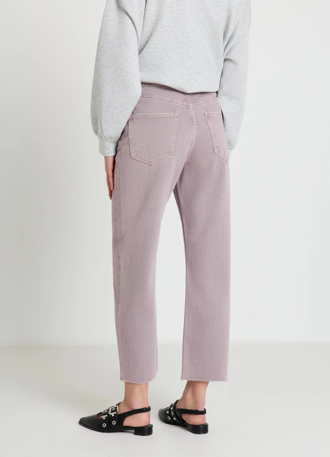 Jeans straight cropped fit - Image 3