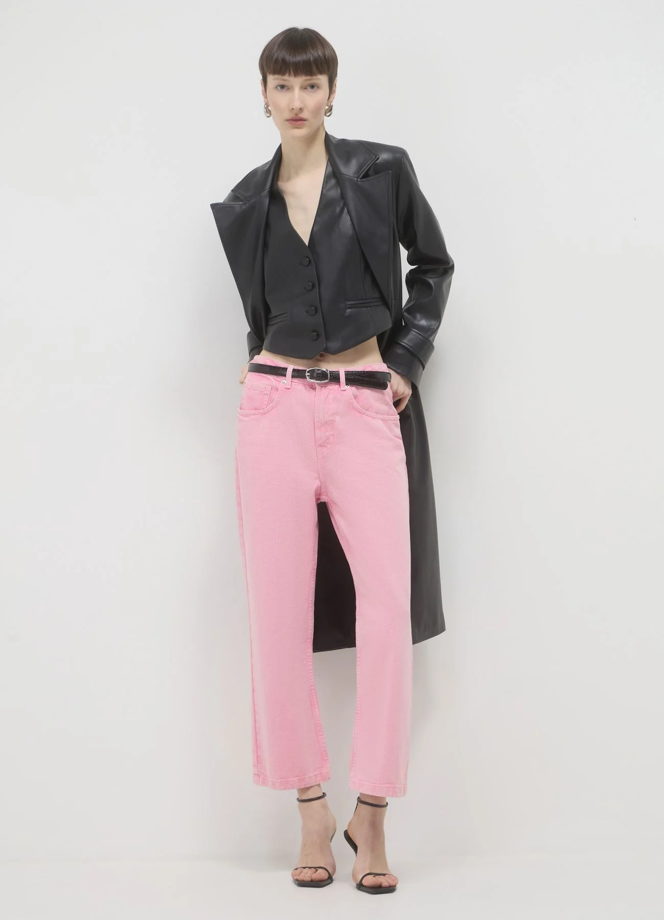 Jeans straight in cotone - Image 2