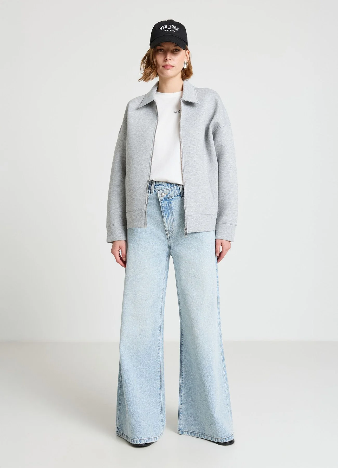 Jeans wide leg a vita alta - Image 2