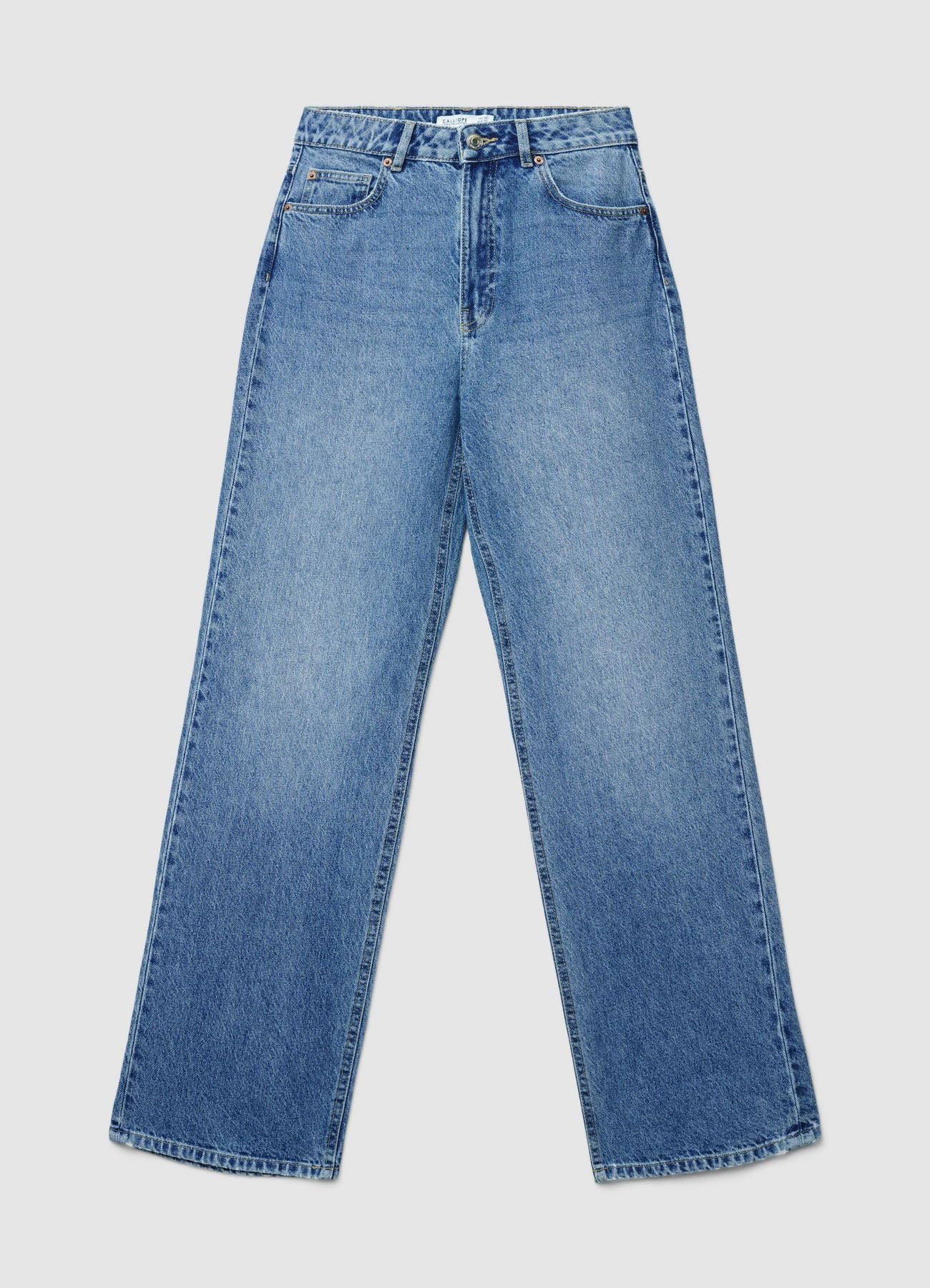 Jeans wide leg a vita alta - Image 4