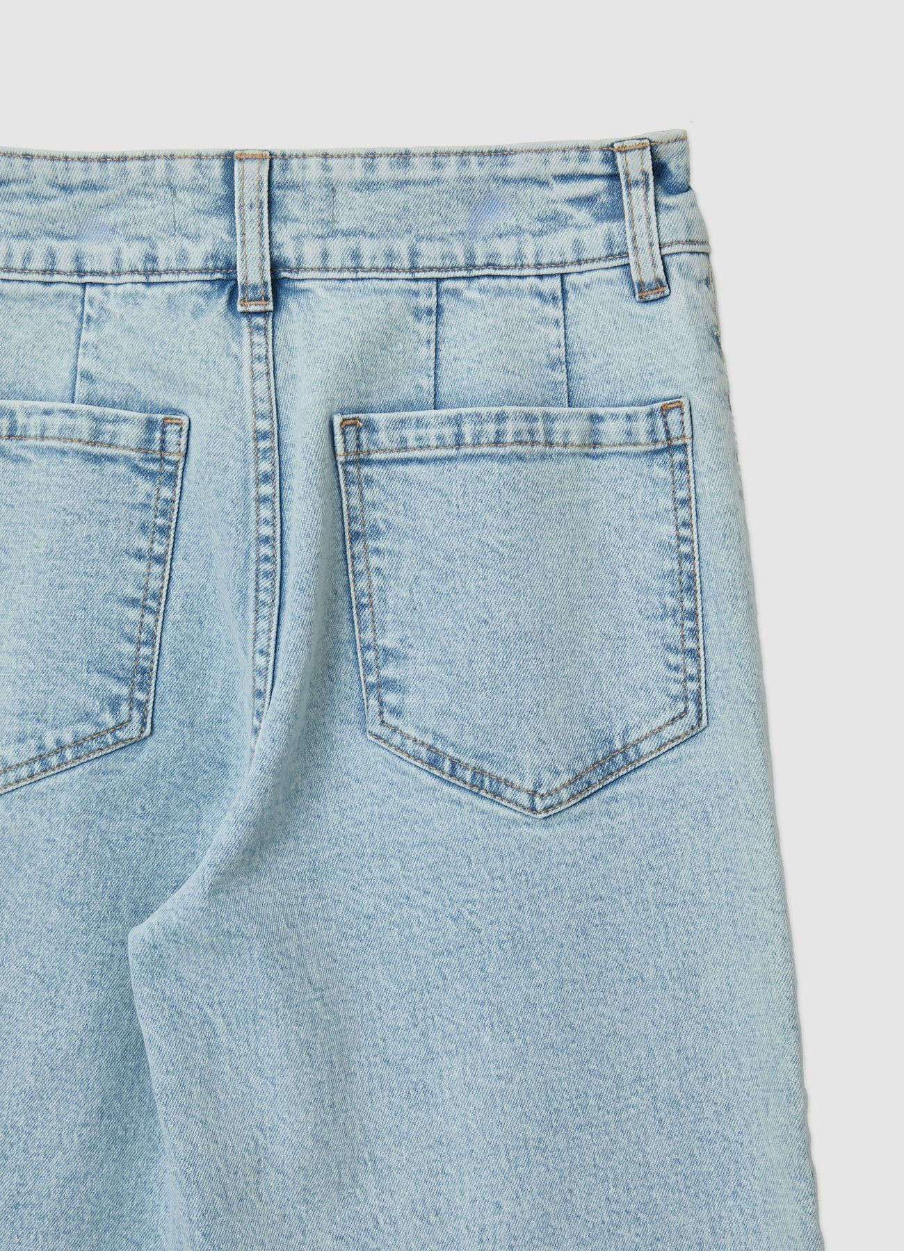 Jeans wide leg con cuciture - Image 5
