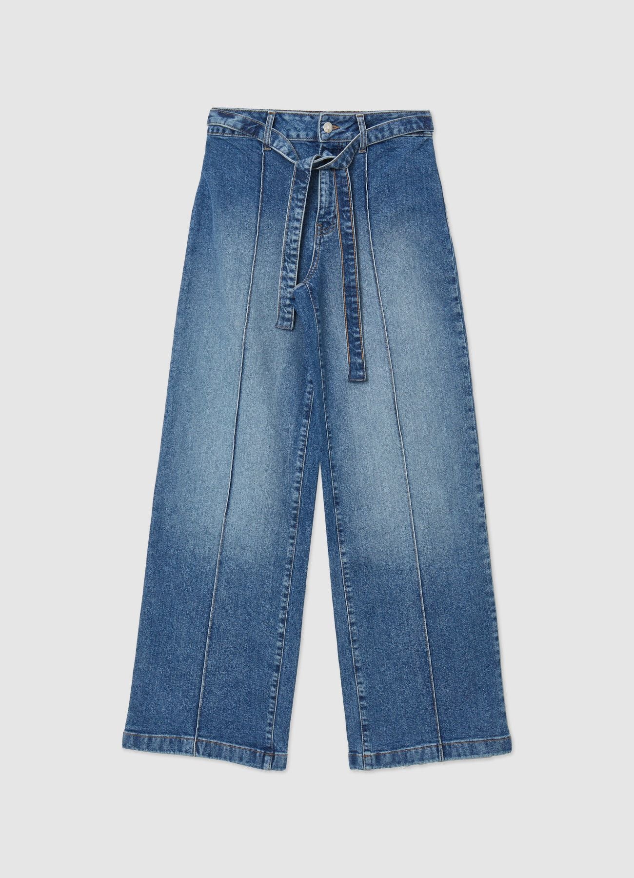 Jeans wide leg con fusciacca - Image 4