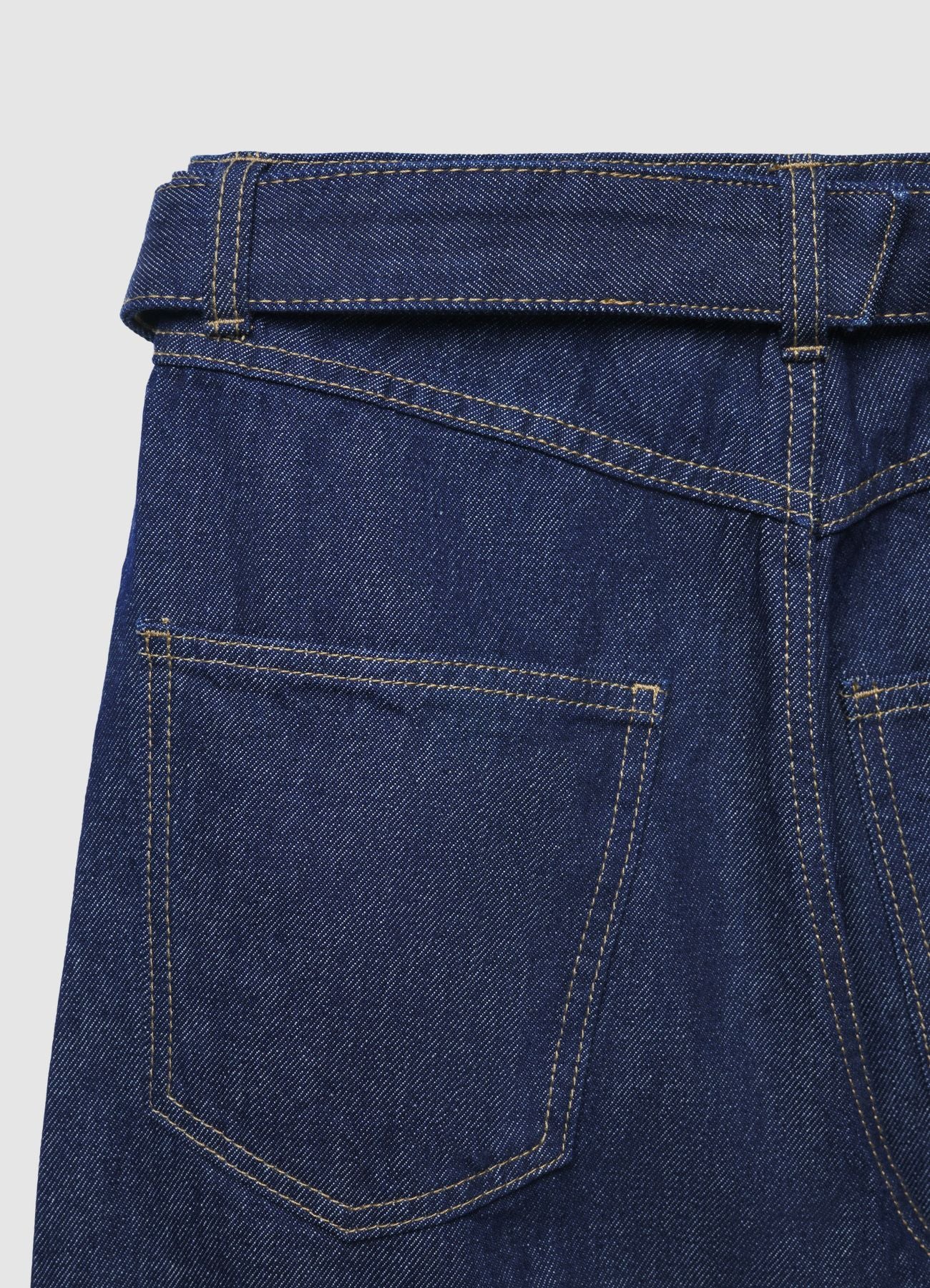 Jeans wide leg con risvolto - Image 4