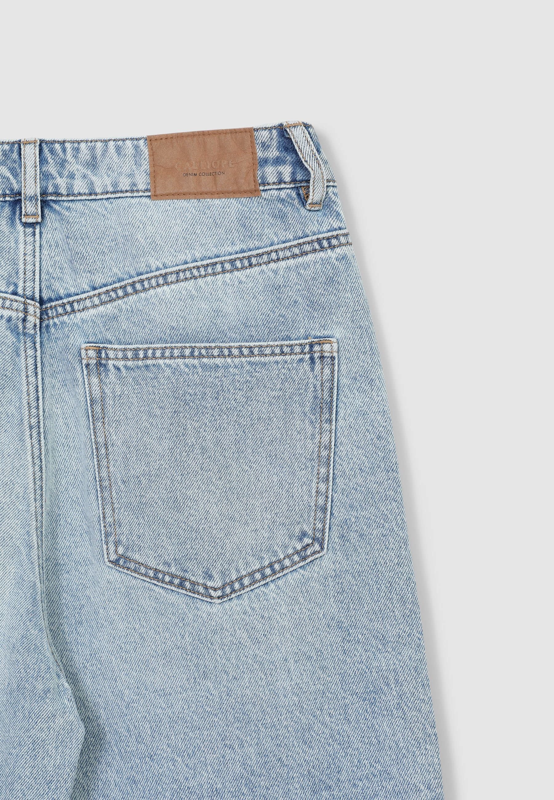 Jeans wide leg con strappi - Image 5