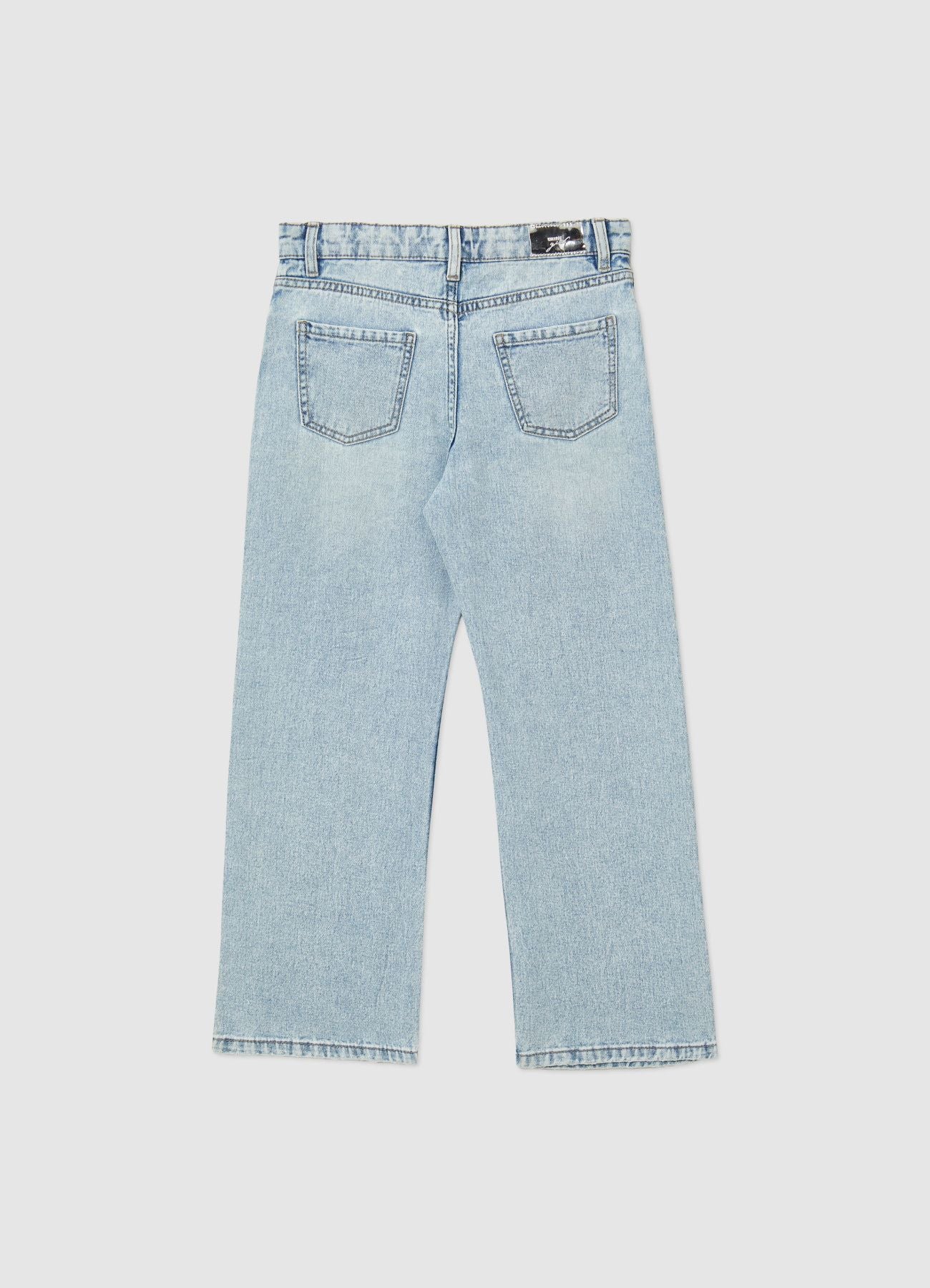 Jeans wide leg con strass - Image 2