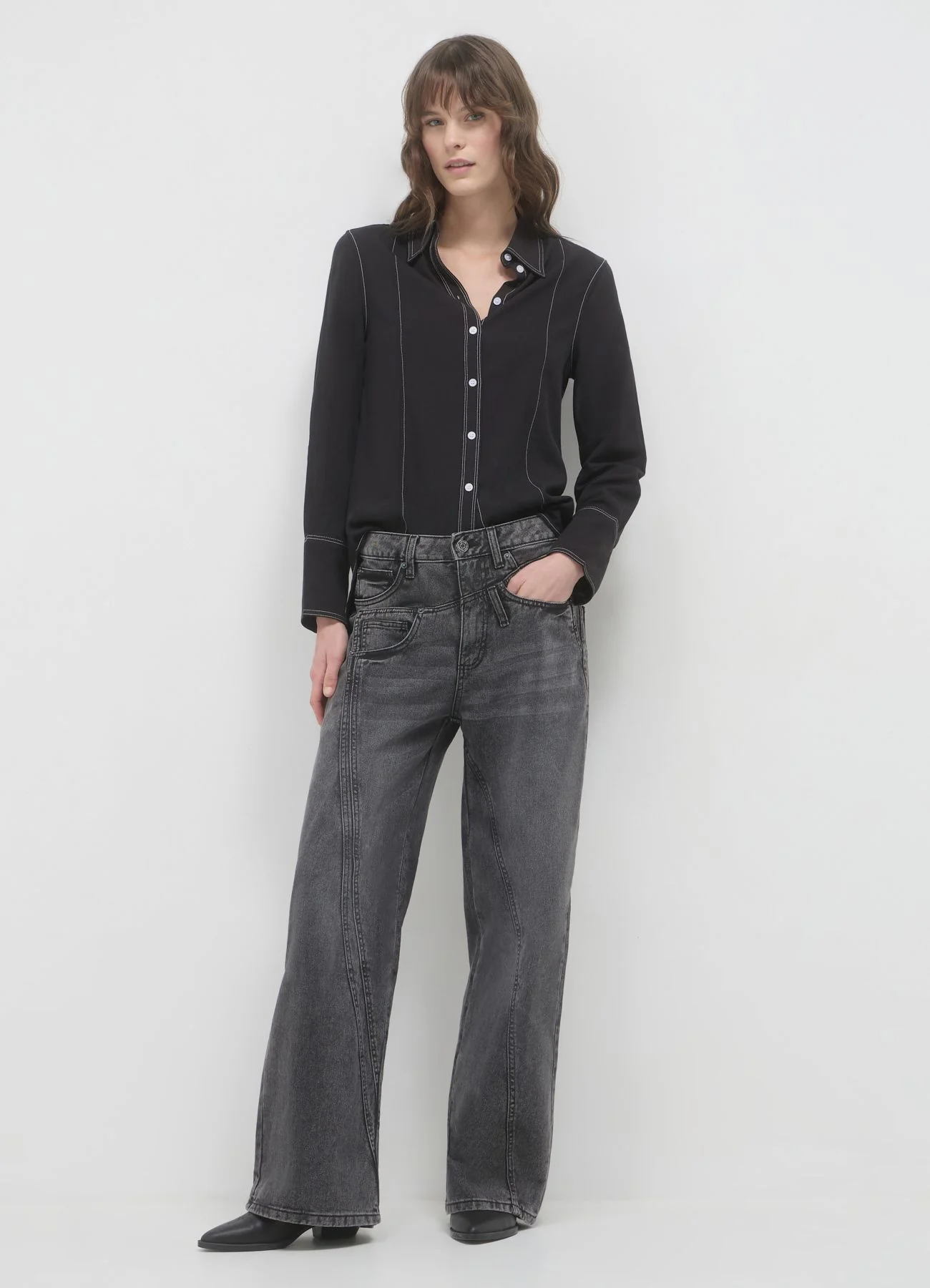 Jeans wide leg