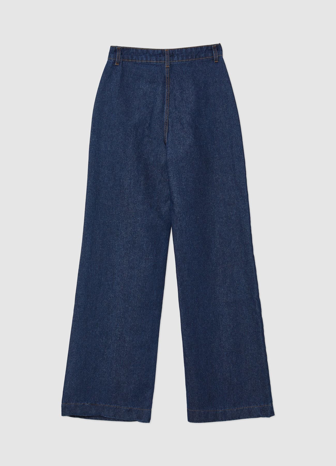 Jeans wide leg tasche applicate - Image 4