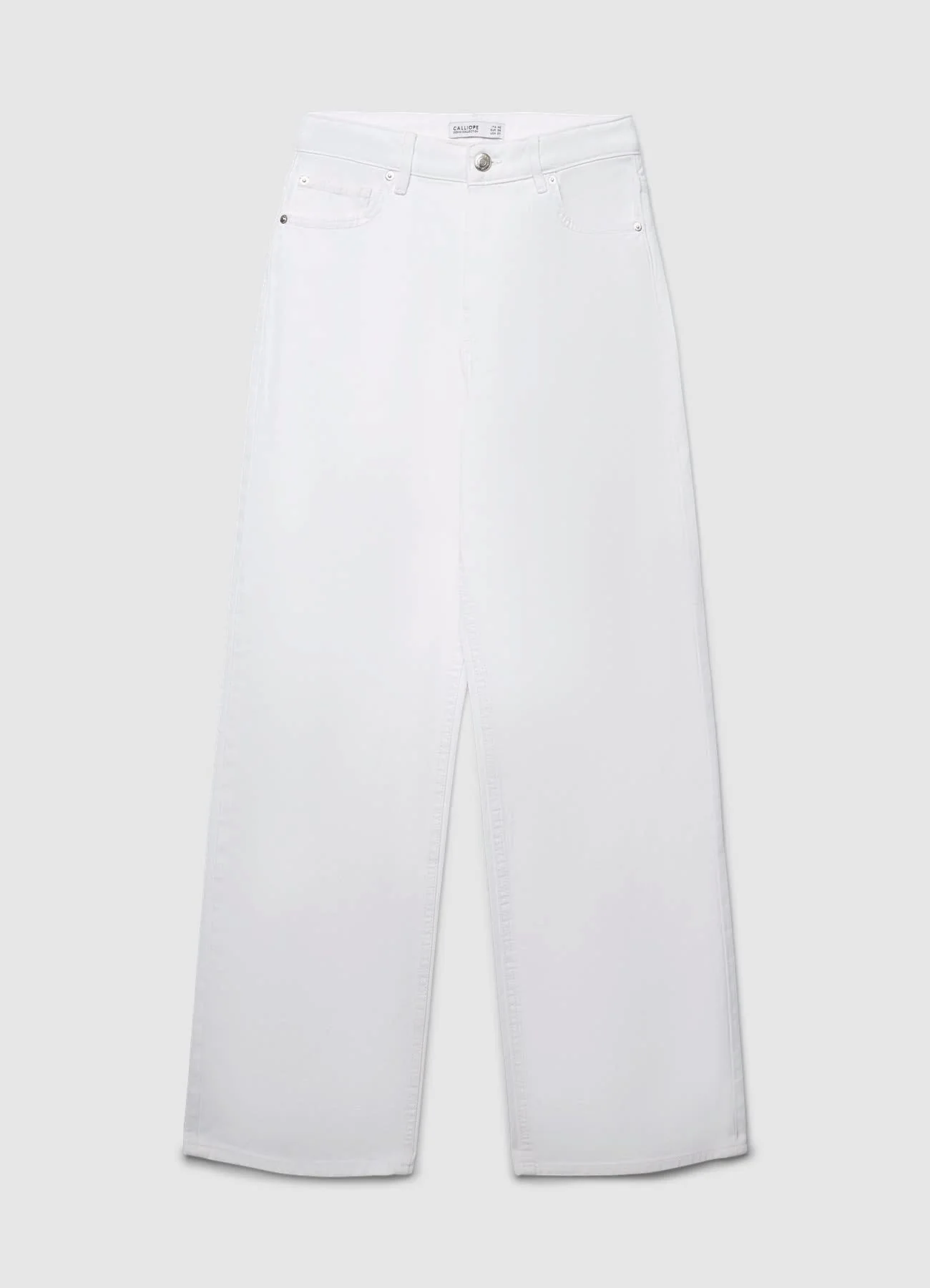 Jeans wide leg vita alta - Image 4