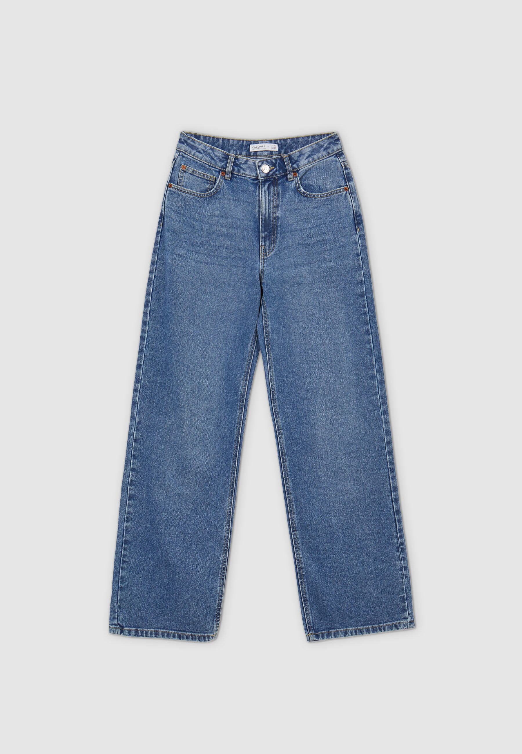 Jeans wide leg vita alta - Image 4
