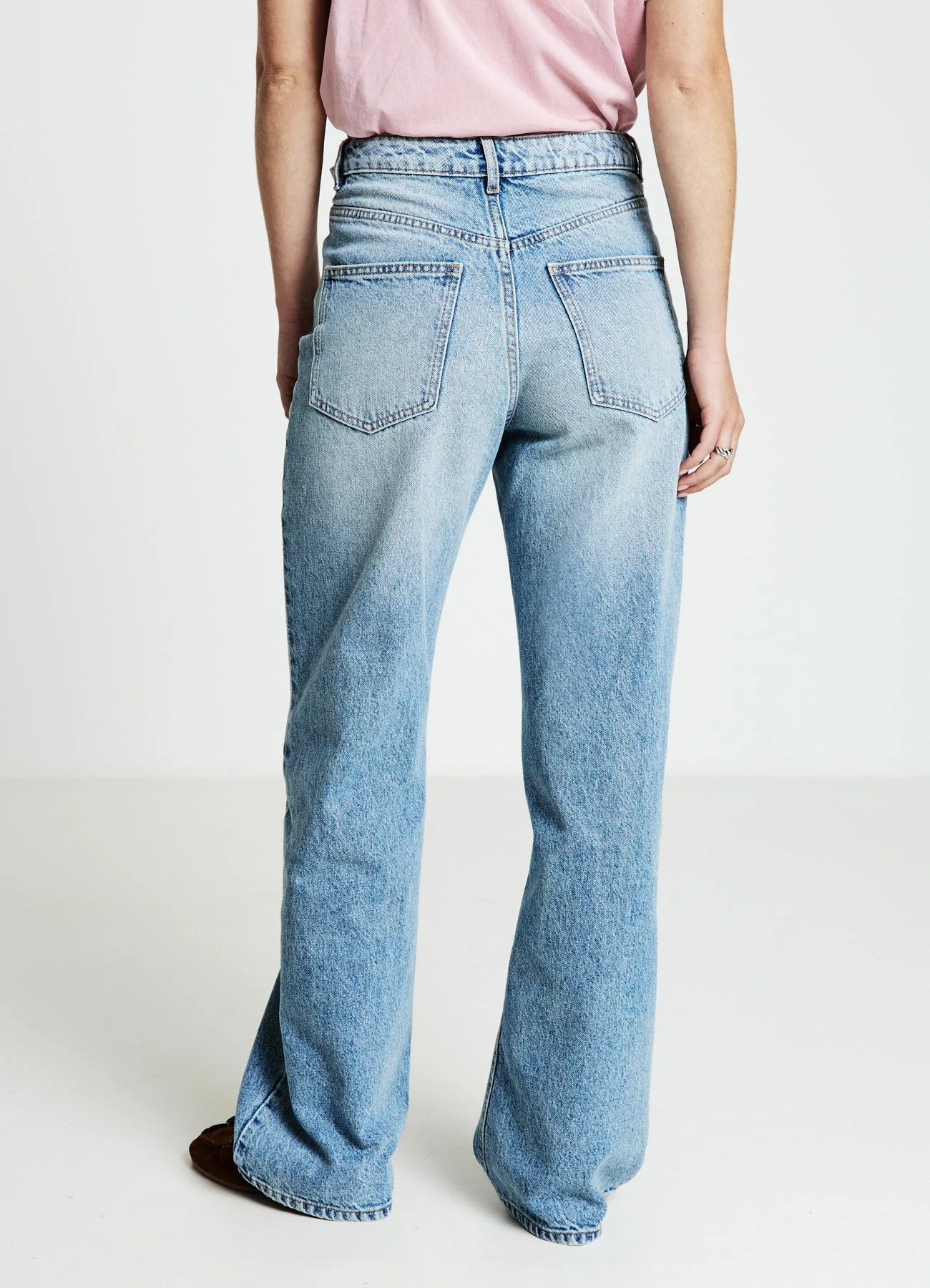 Jeans wide leg vita alta - Image 2