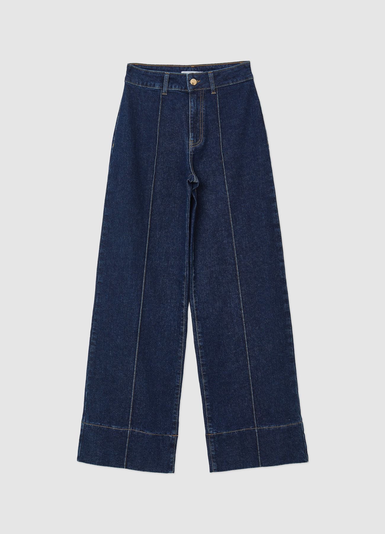 Jeans wide leg vita alta - Image 4