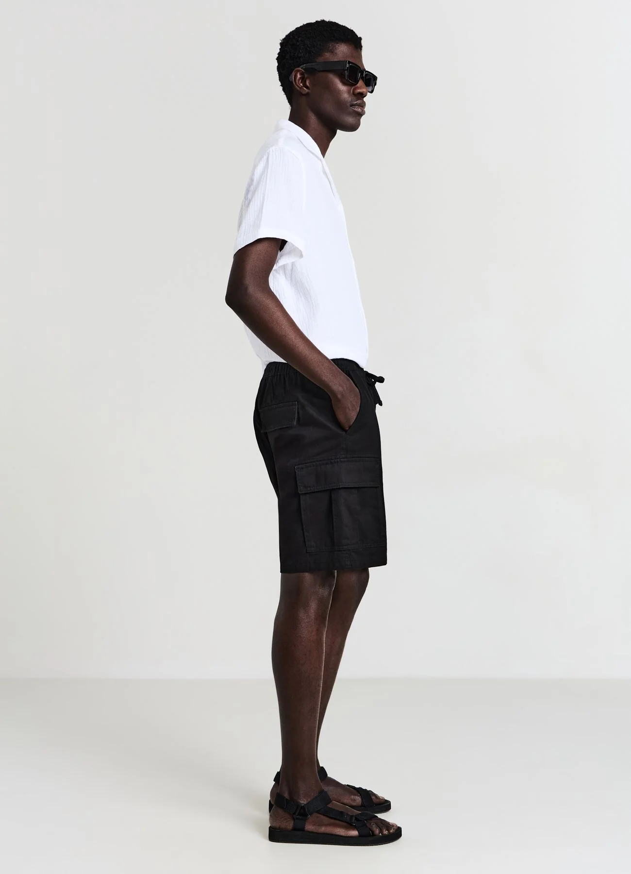 Jogger corto tasche cargo