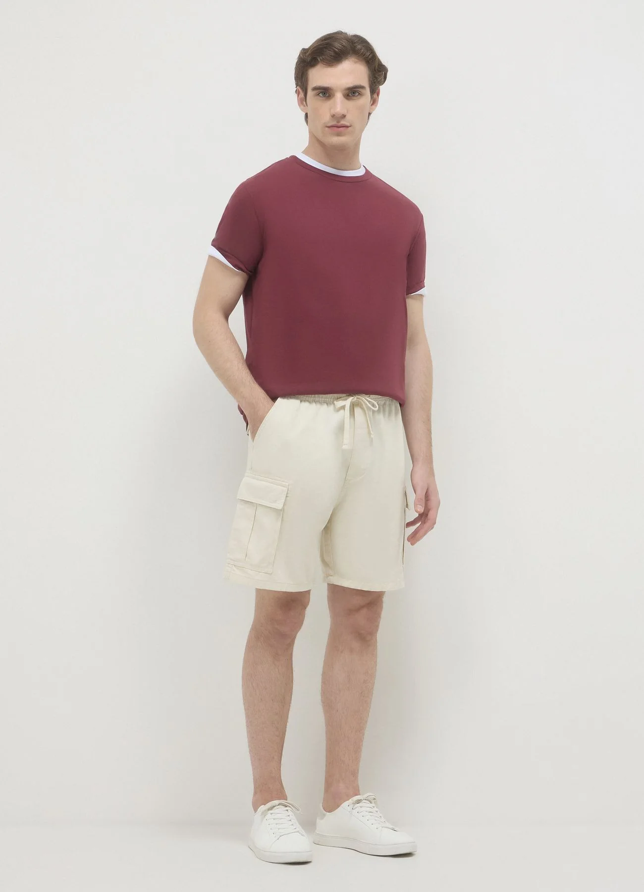Jogger corto tasche cargo - Image 2