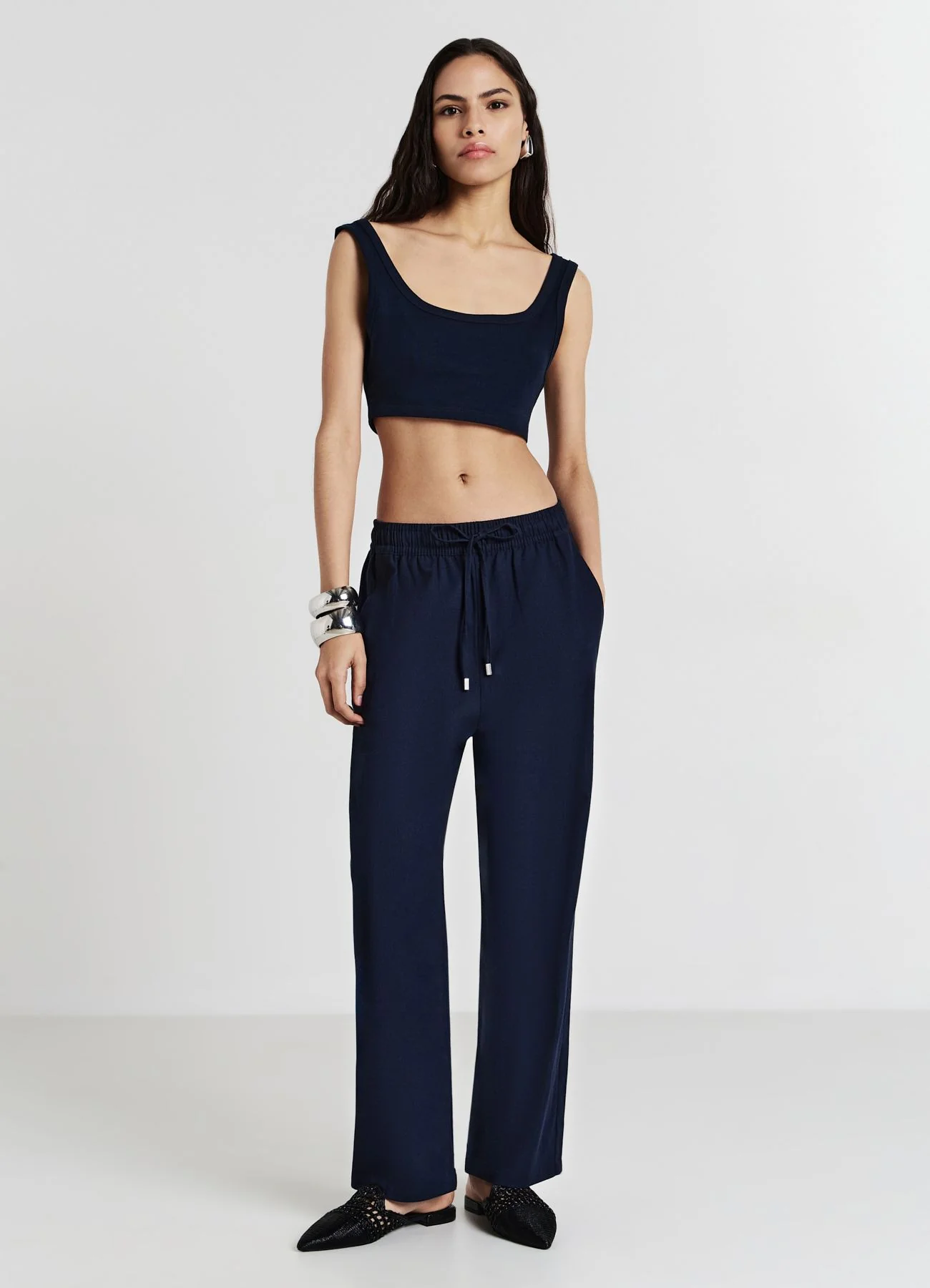 Jogger misto lino