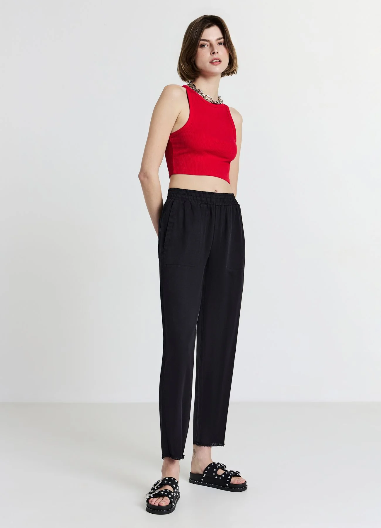 Jogger tinta unita - Image 2