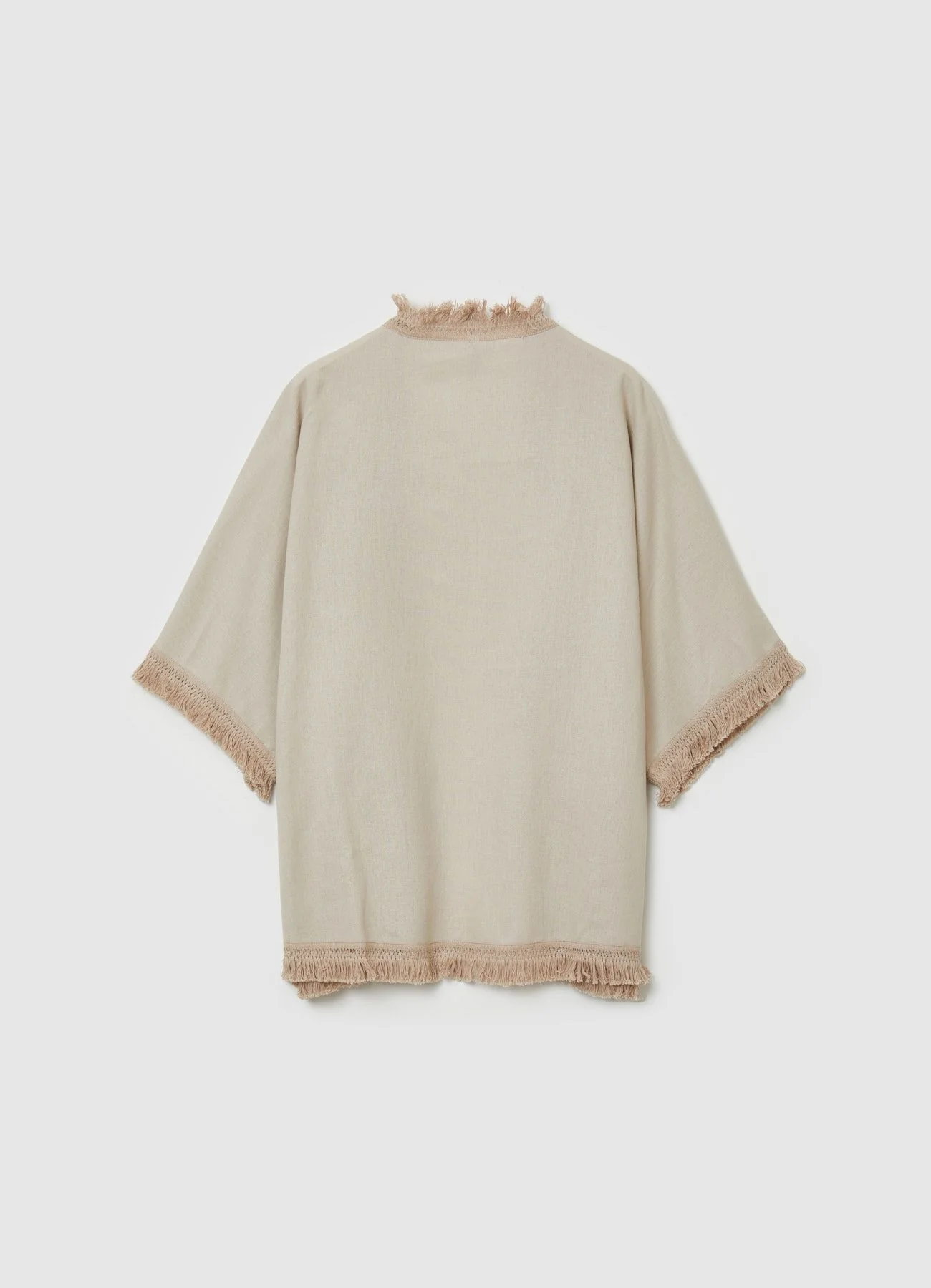 Kimono frange misto lino - Image 6