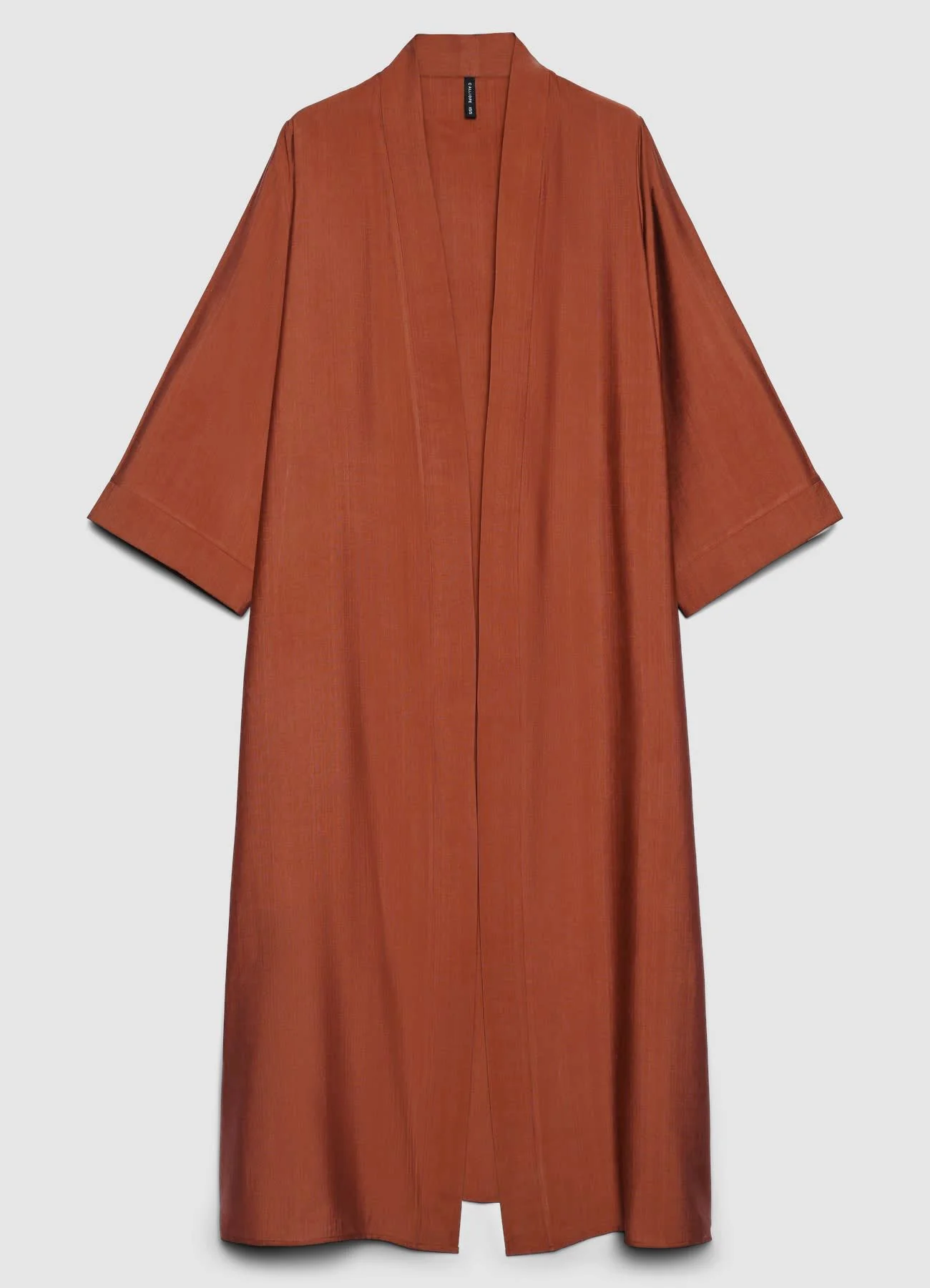 Kimono lungo a tinta unita - Image 7