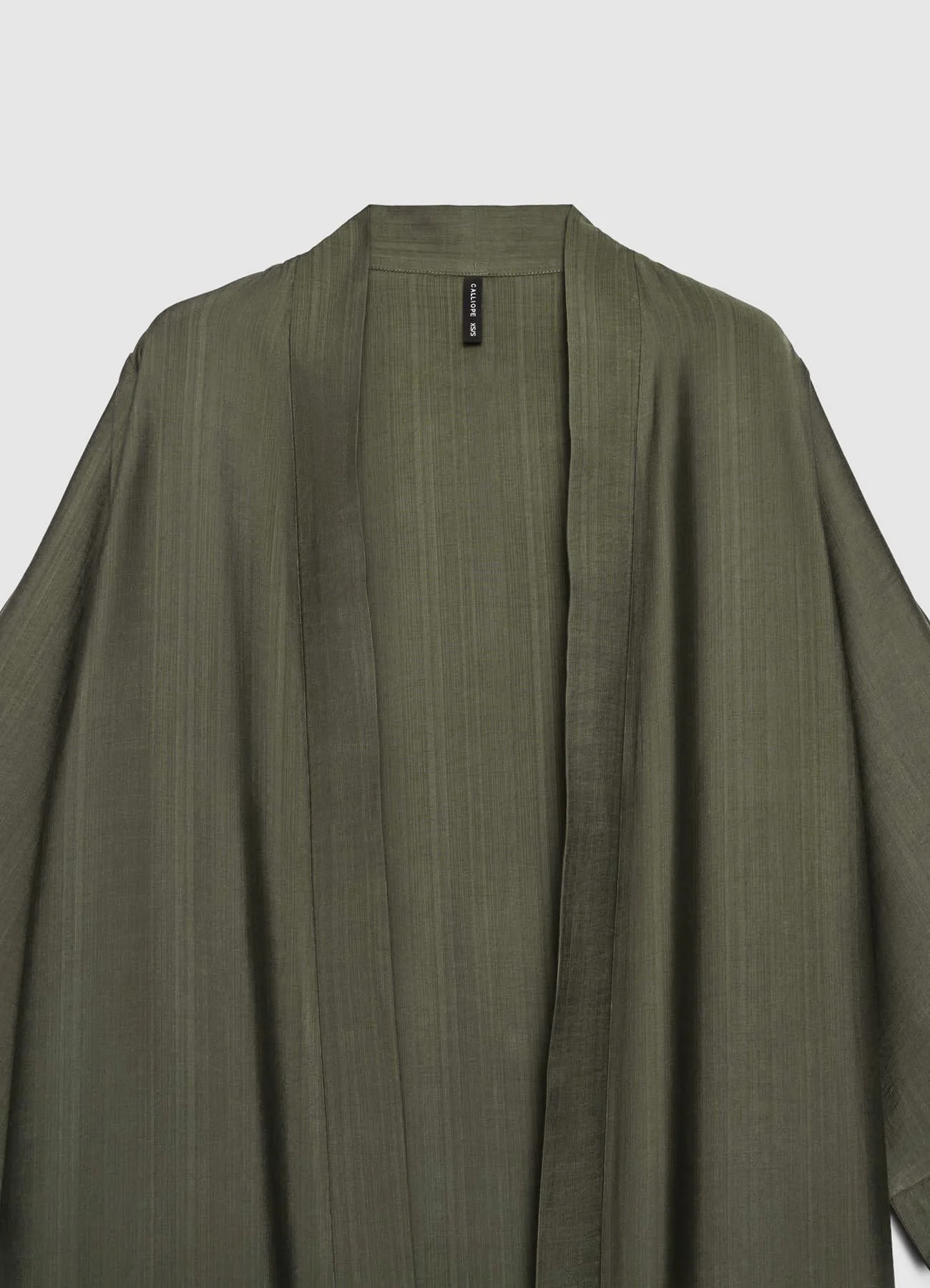 Kimono lungo a tinta unita - Image 6