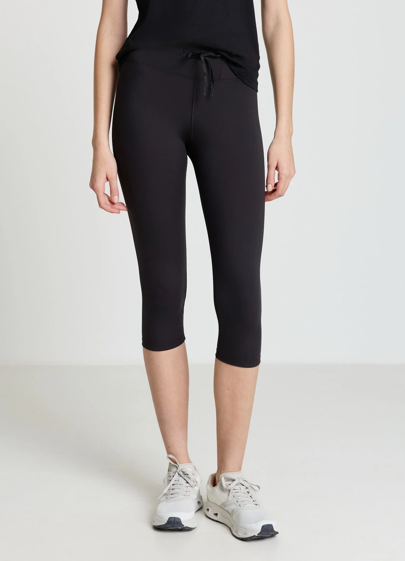 Leggings pinocchietto tinta unita