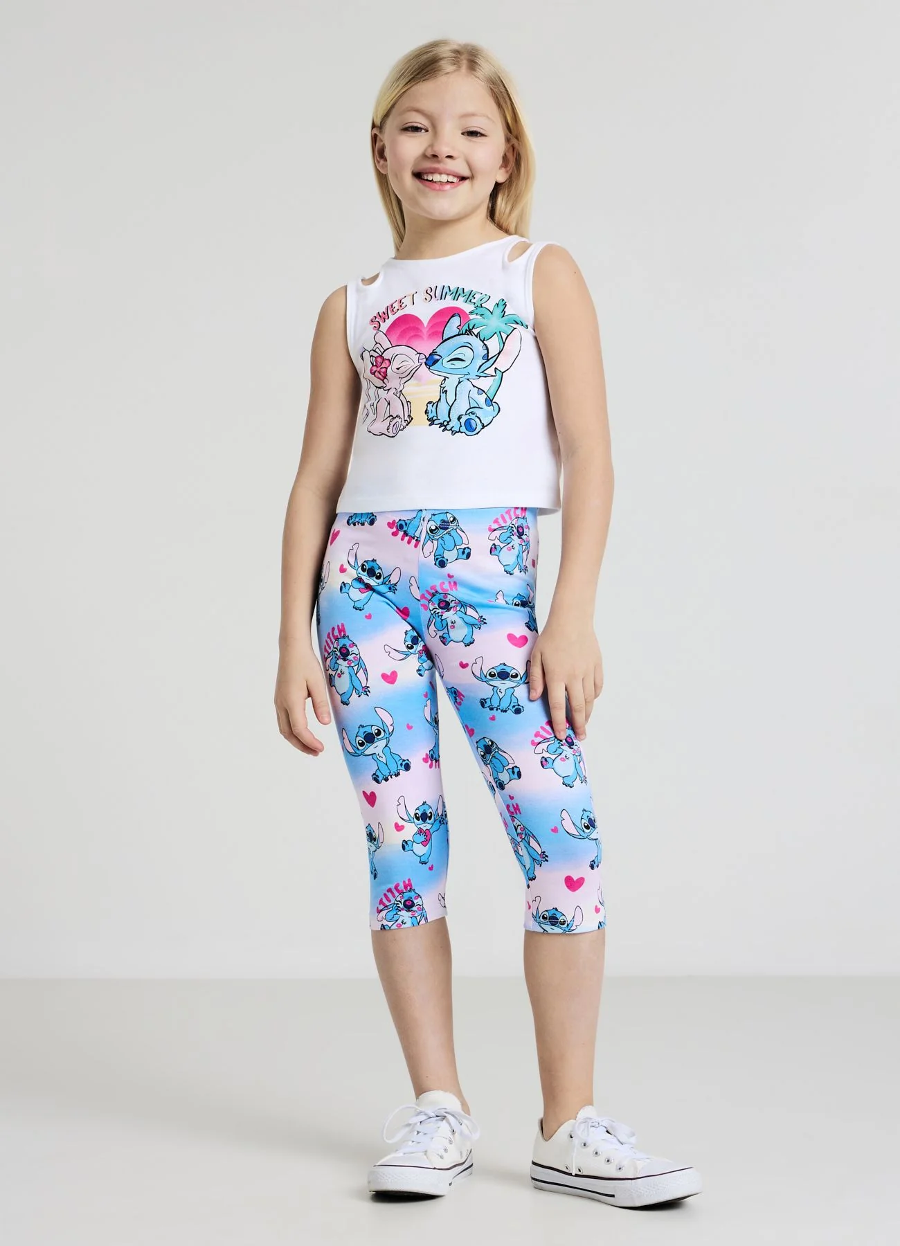 Leggings stampa Stitch