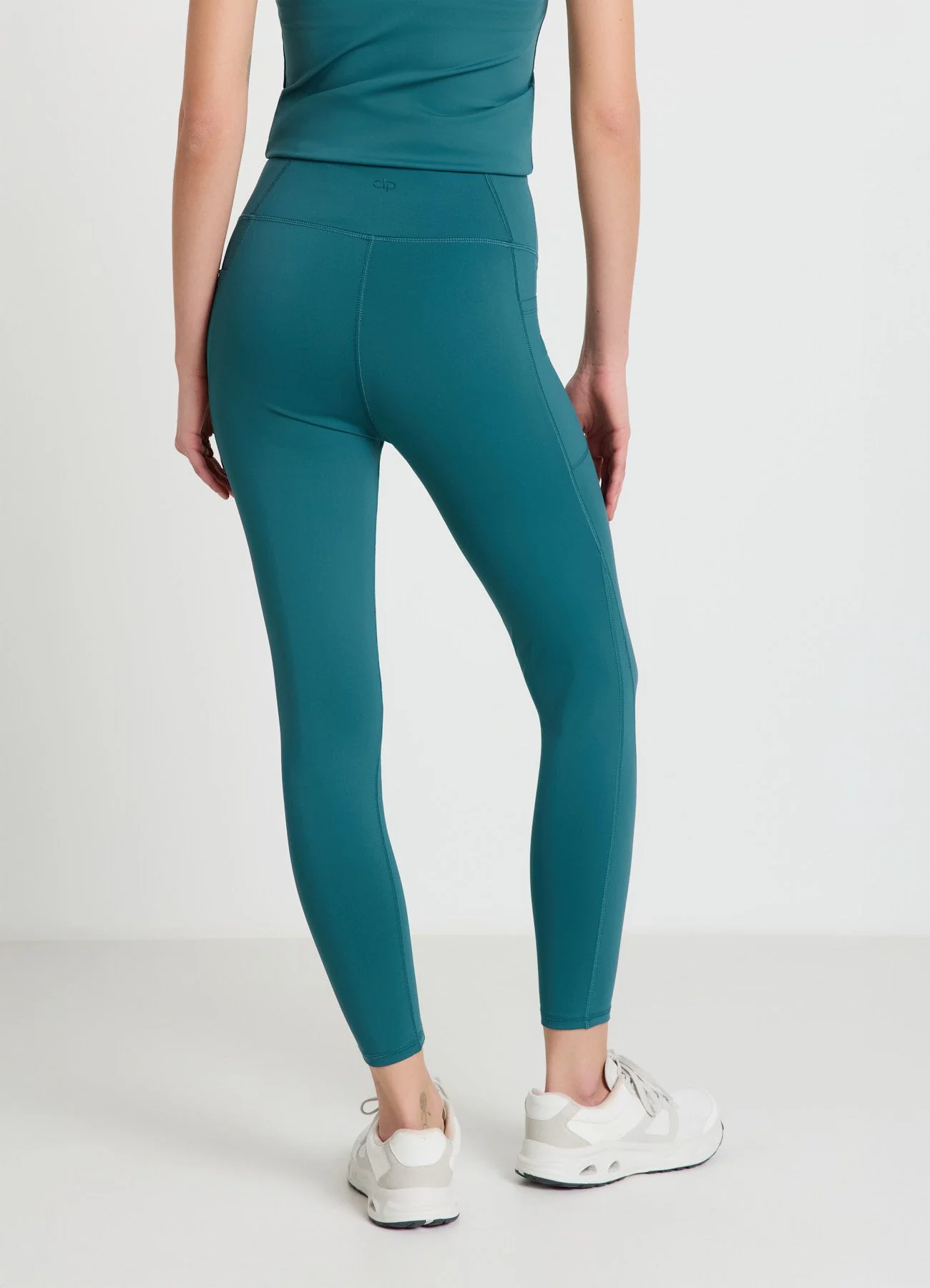Leggings vita alta con tasche - Image 2