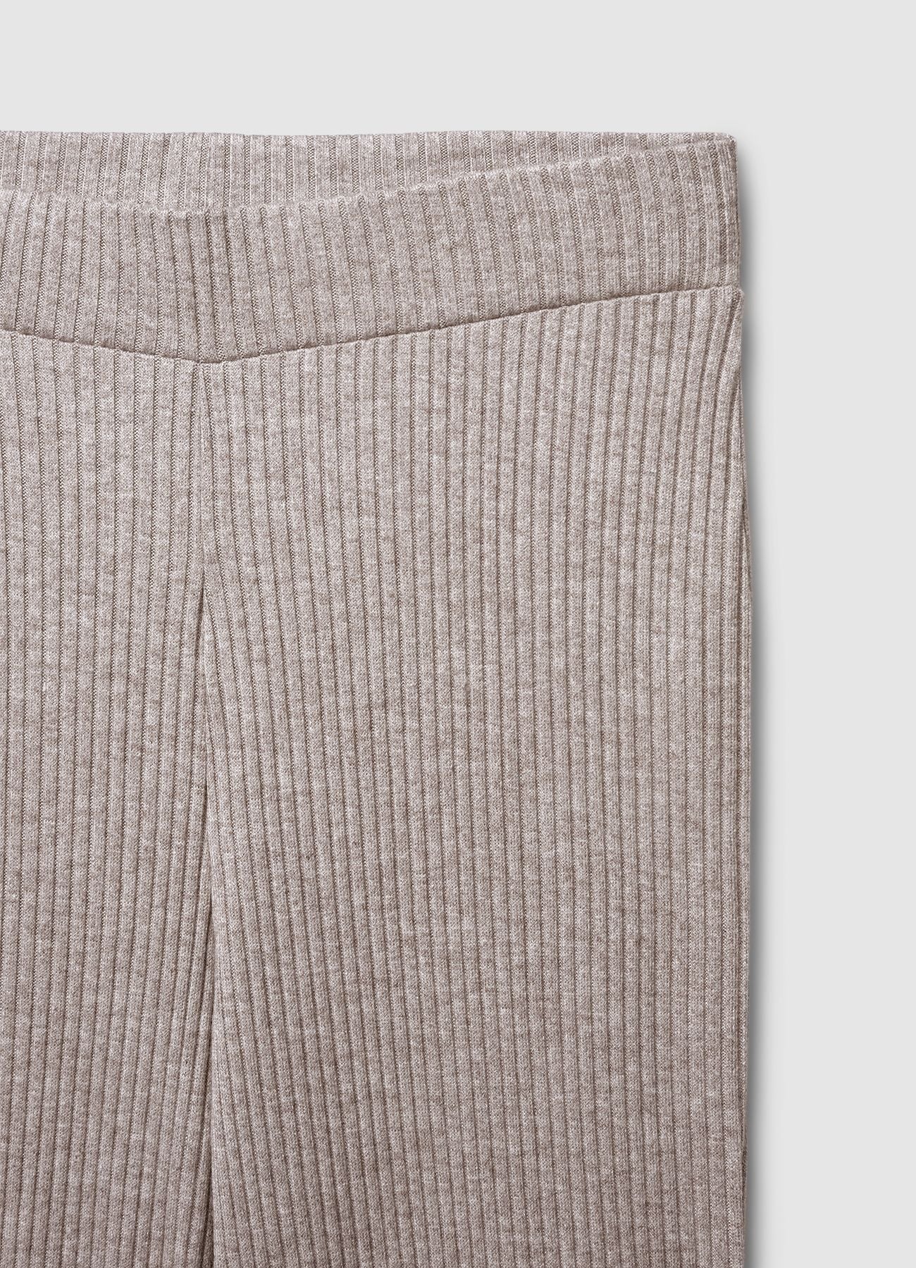 Leggings zampa a costine - Image 5
