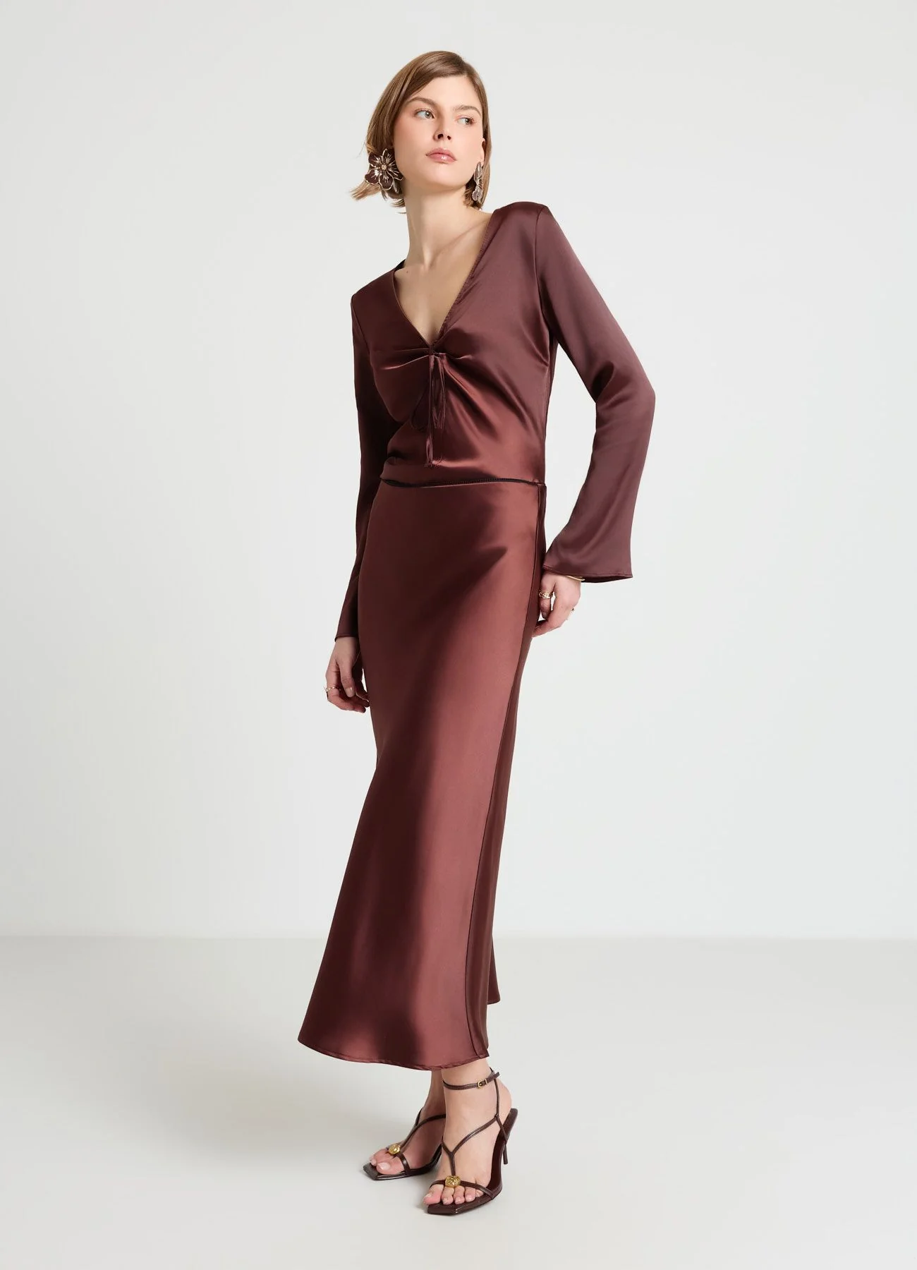 Longuette similsatin - Image 3