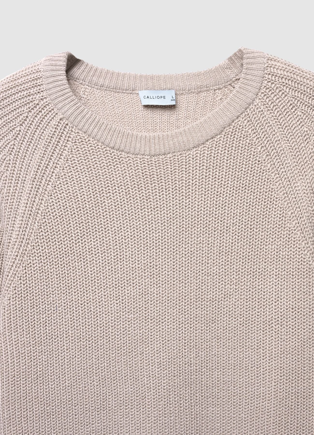 Maglia a coste con maniche raglan - Image 4