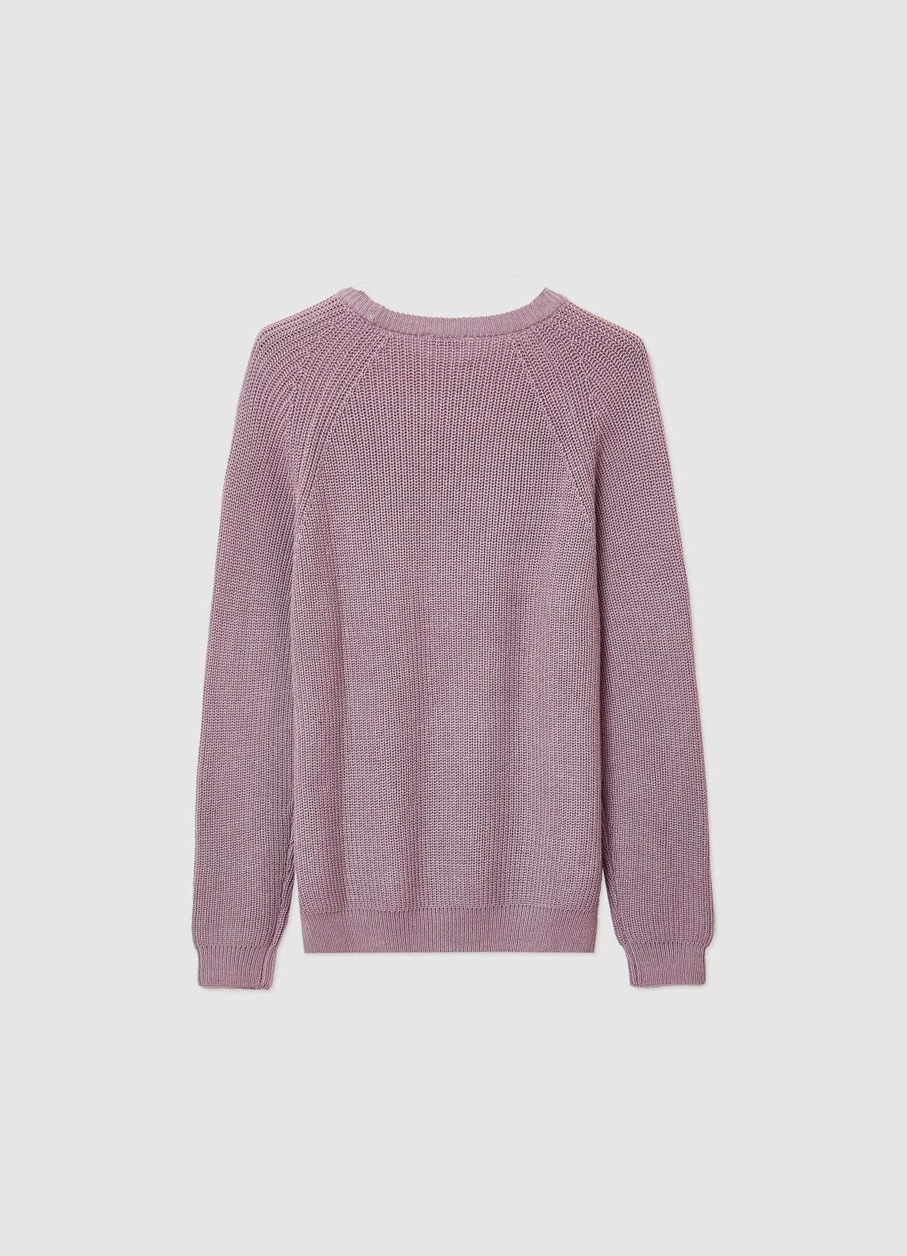 Maglia a coste con maniche raglan - Image 4