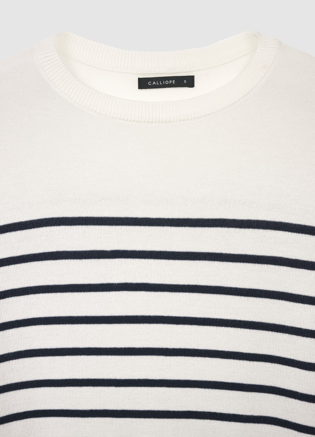 Maglia a righe con girocollo - Image 5
