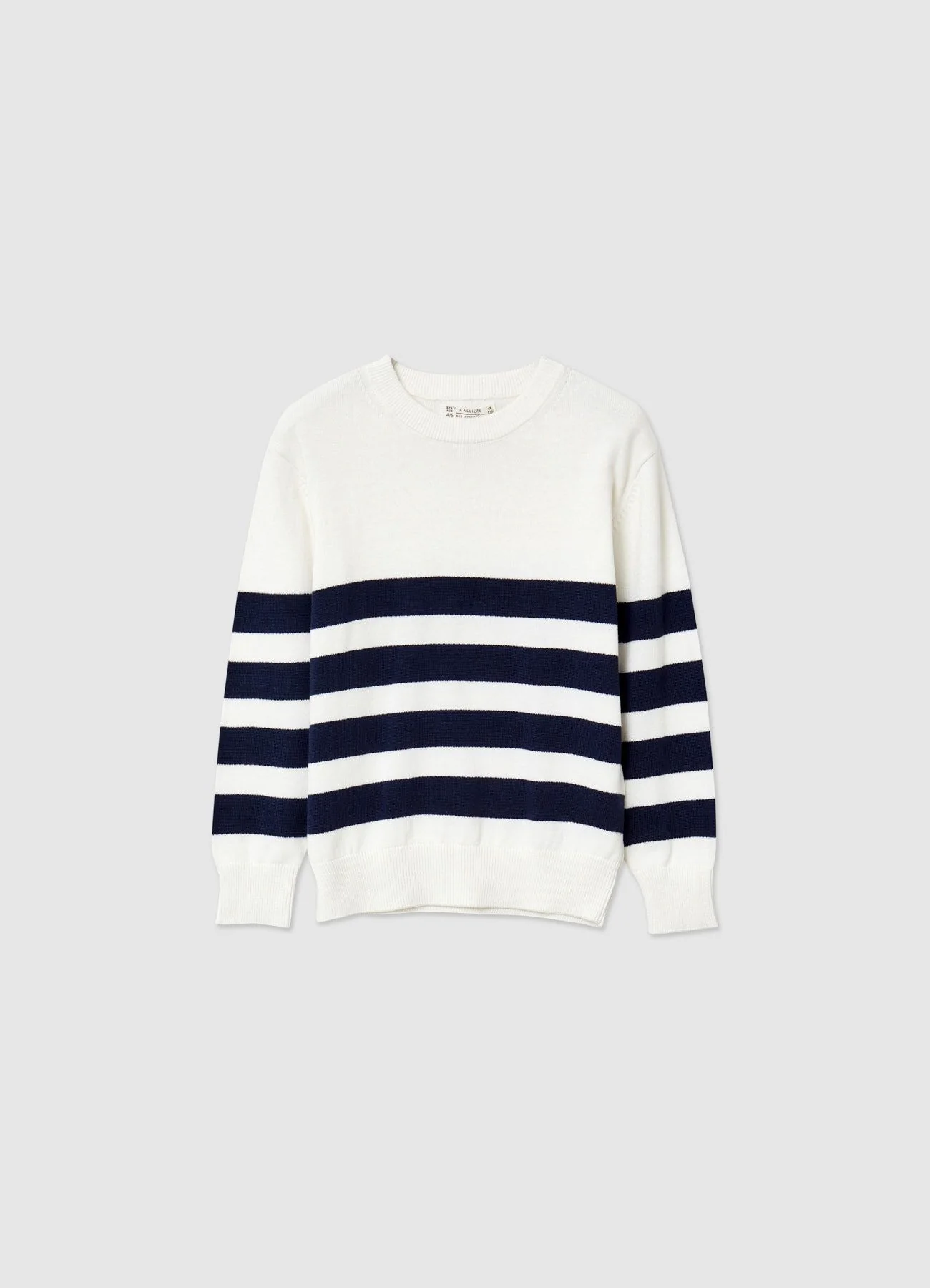Maglia a righe girocollo - Image 3
