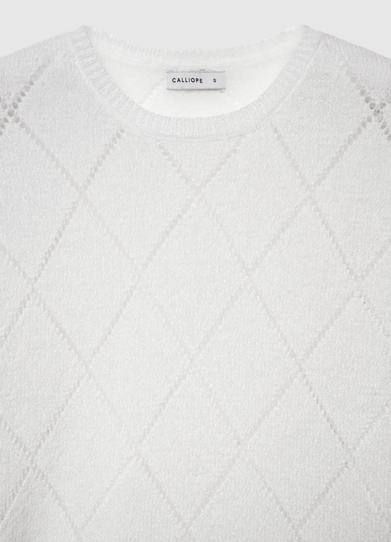 Maglia a rombi traforati - Image 6