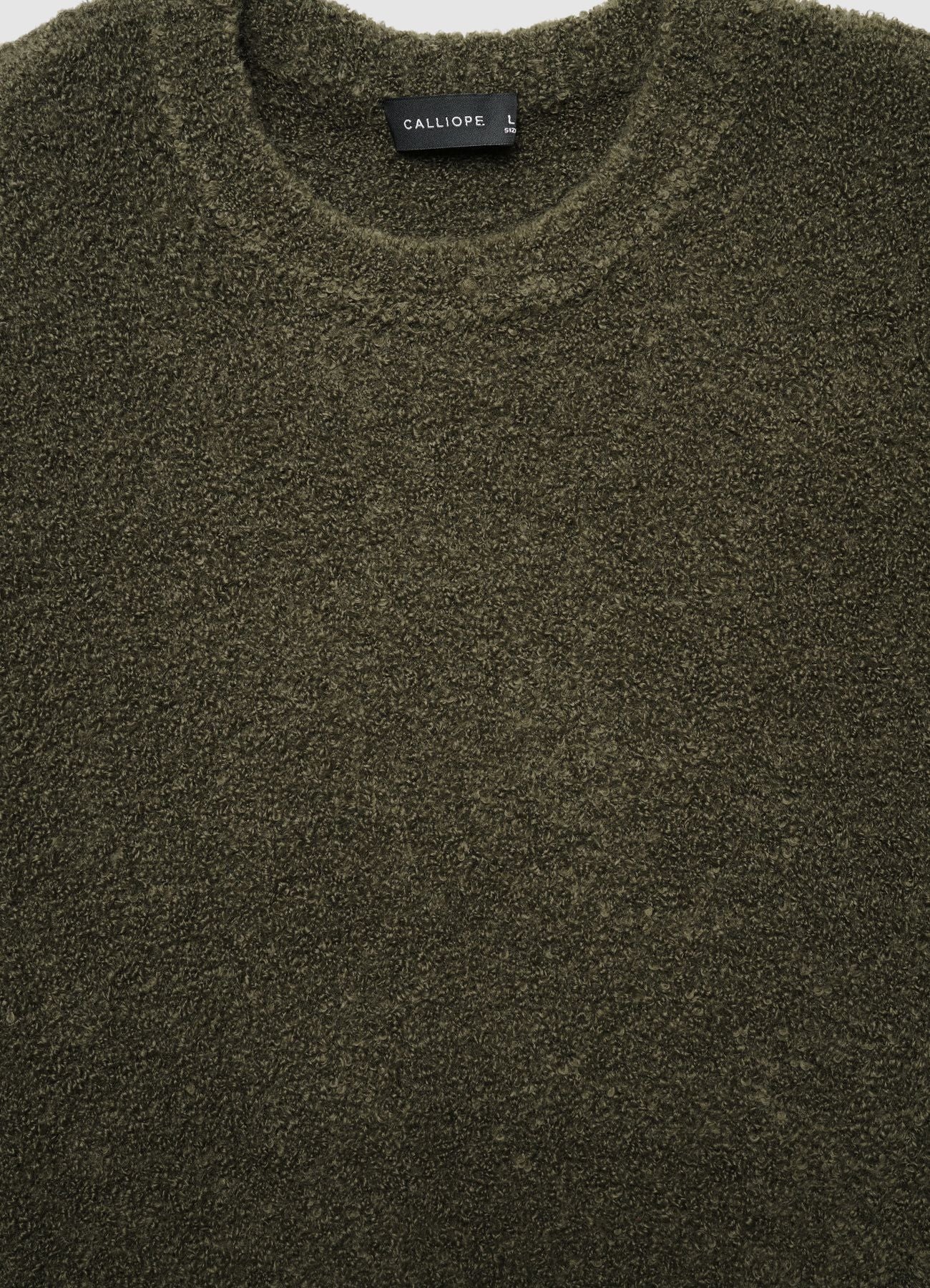 Maglia bouclé a tinta unita - Image 5