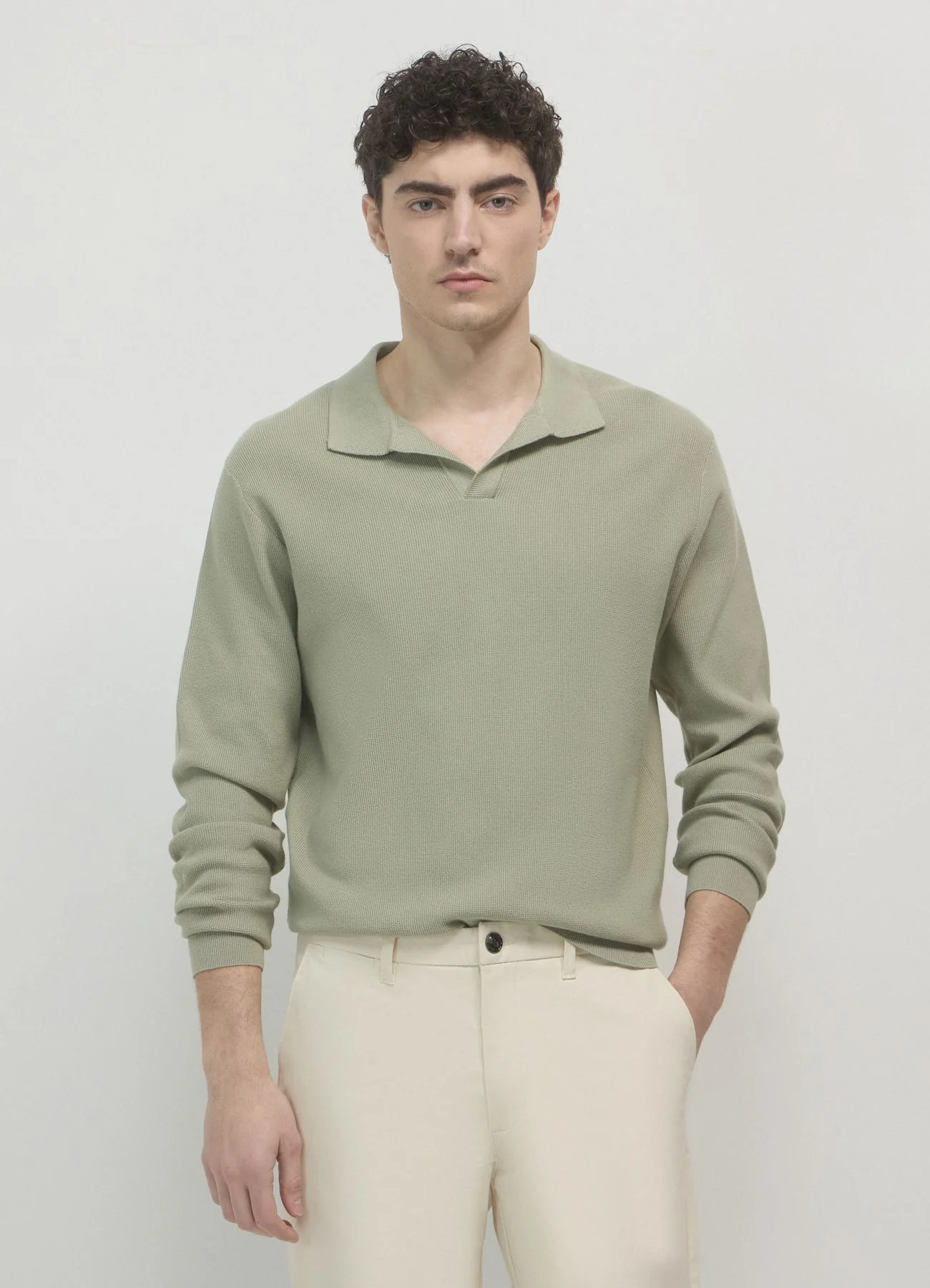 Maglia colletto a camicia - Image 3