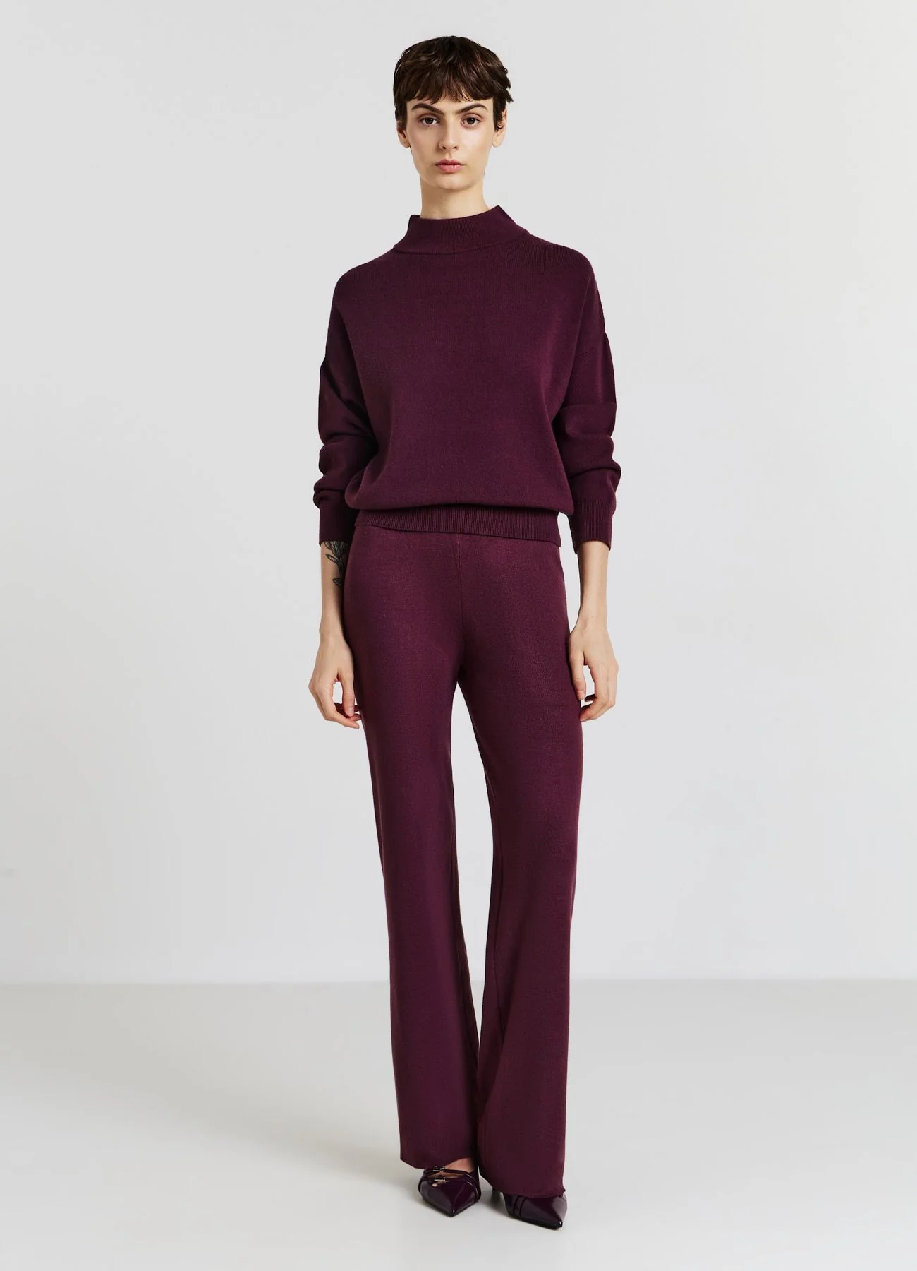 Maglia con collo alto