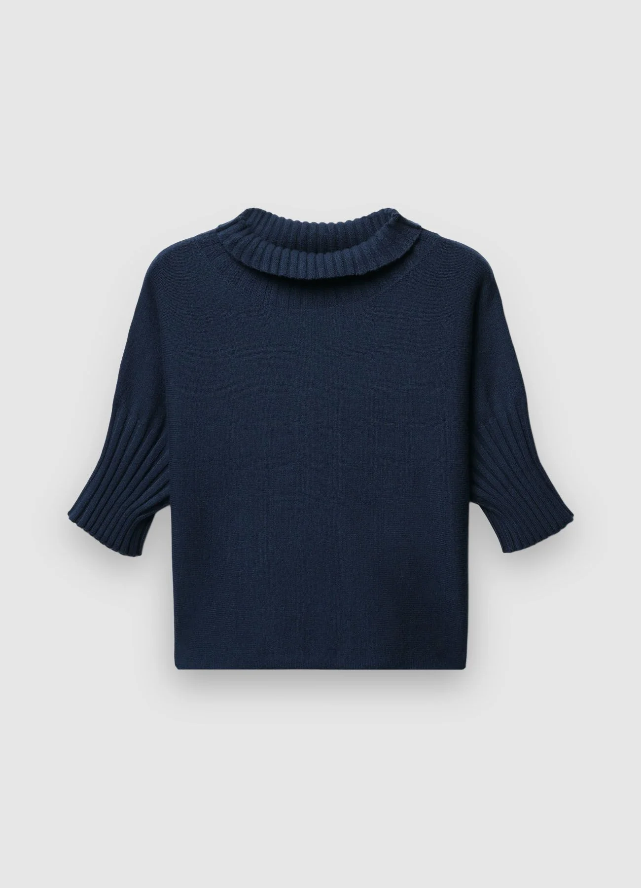 Maglia con collo cratere e maniche 3/4 - Image 5
