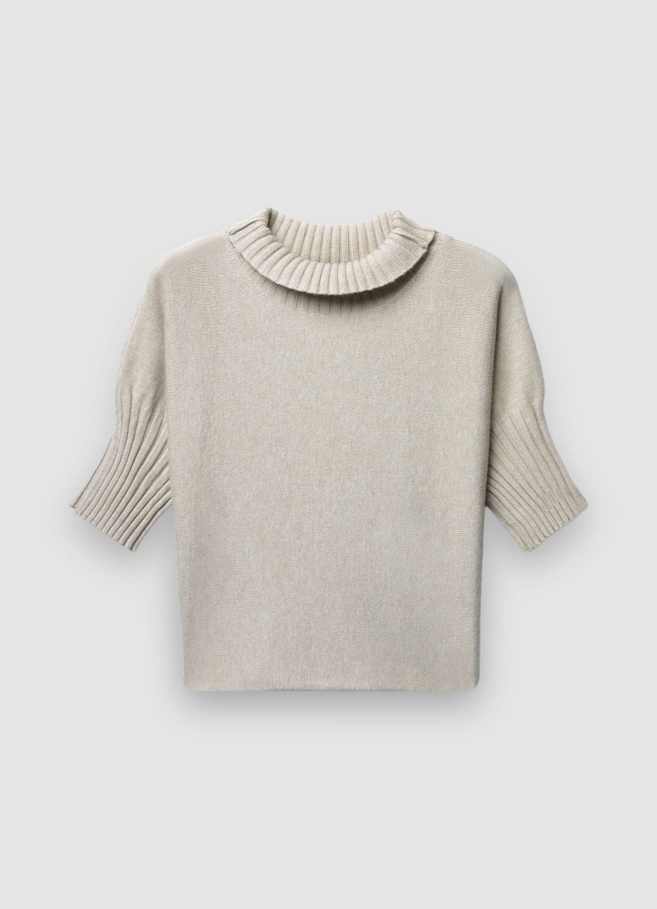 Maglia con collo cratere e maniche 3/4 - Image 6