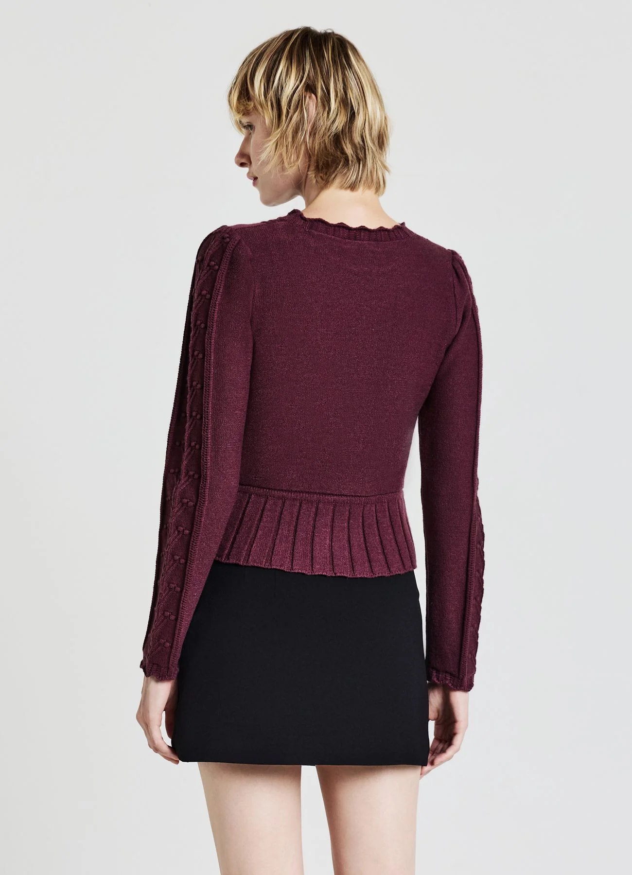 Maglia con lavorazione