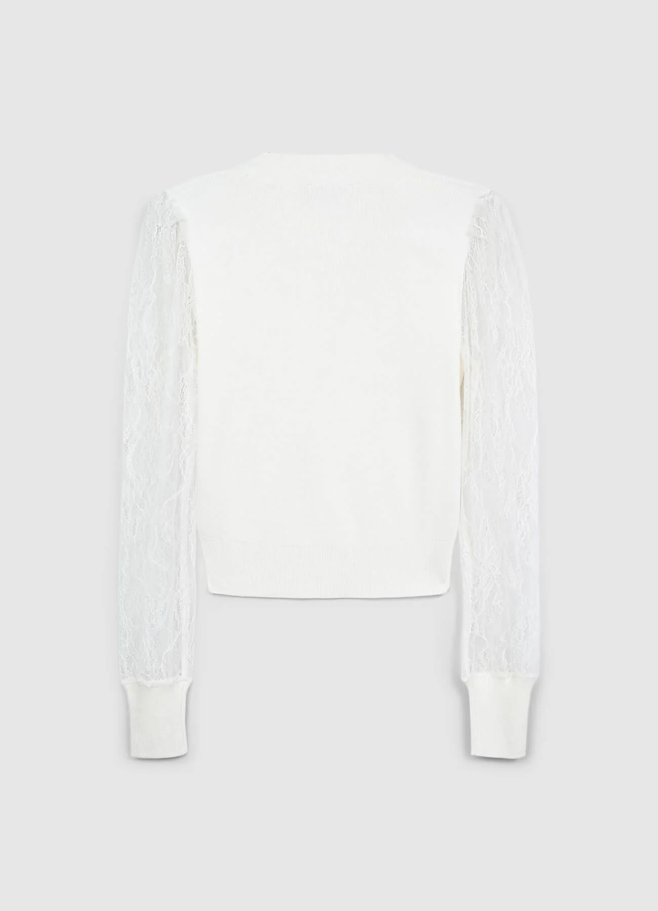 Maglia con maniche in pizzo - Image 4