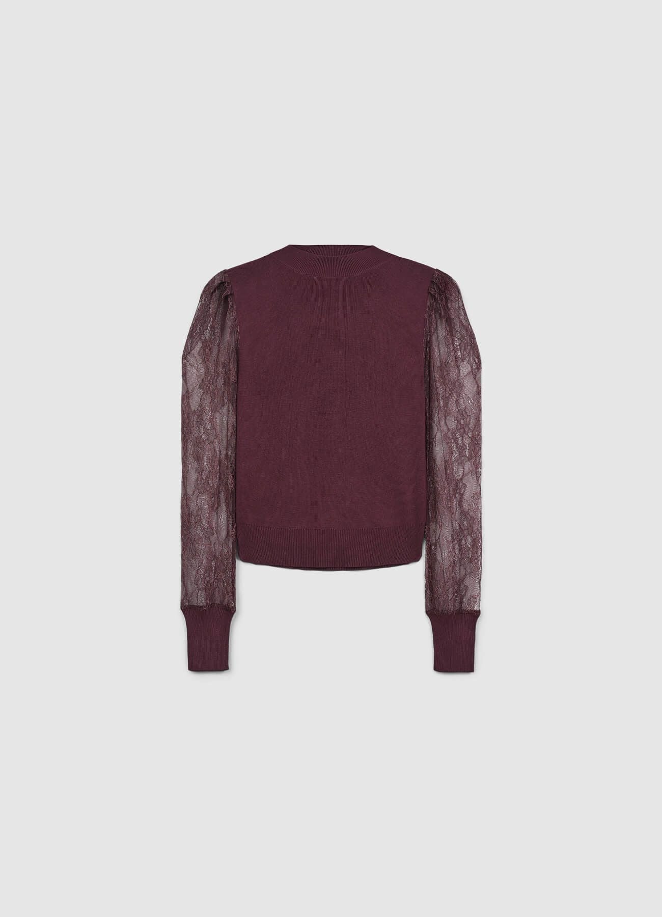 Maglia con maniche in pizzo - Image 6