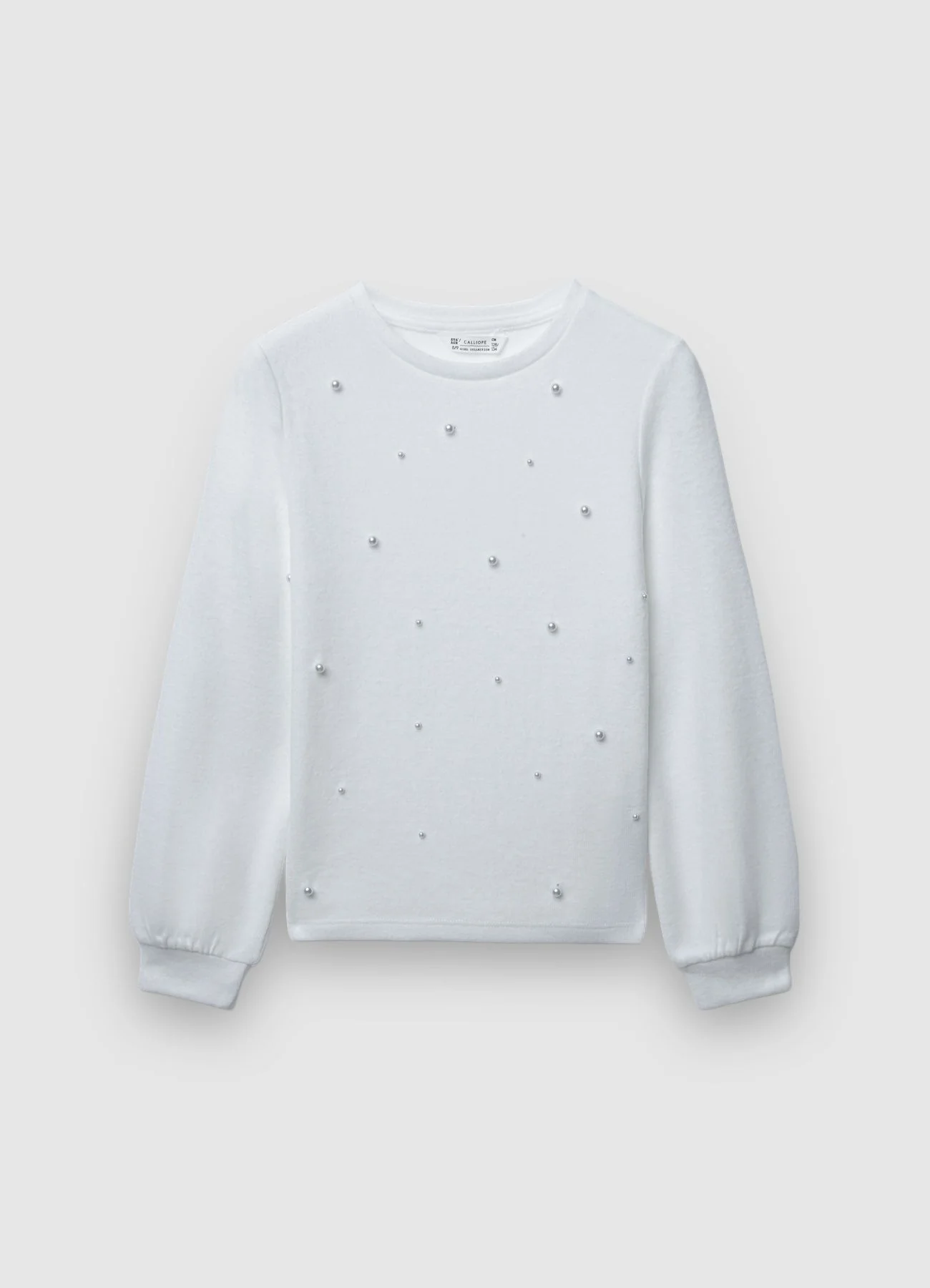 Maglia con perle applicate - Image 3