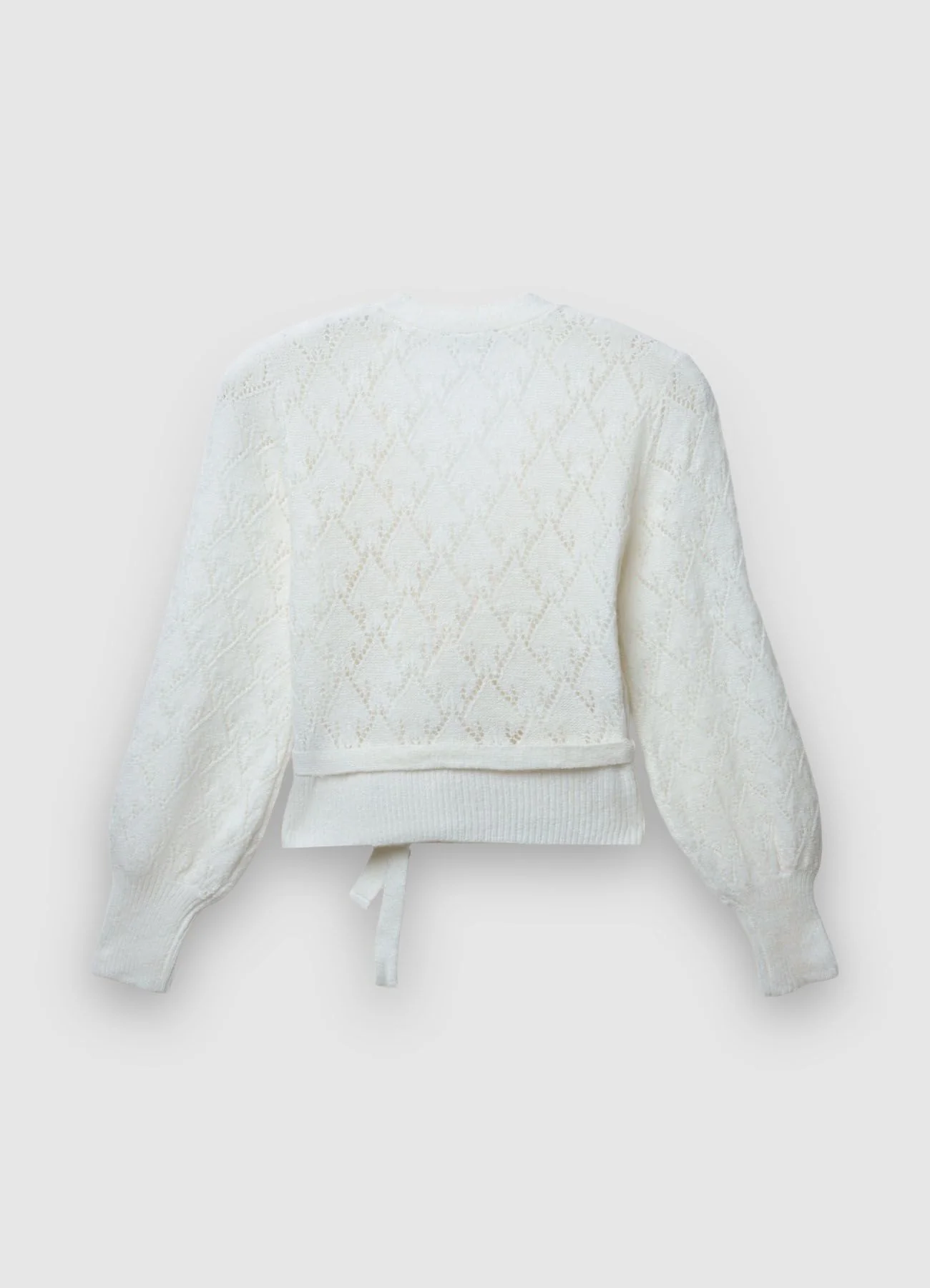 Maglia con scollo a V e nodo - Image 4
