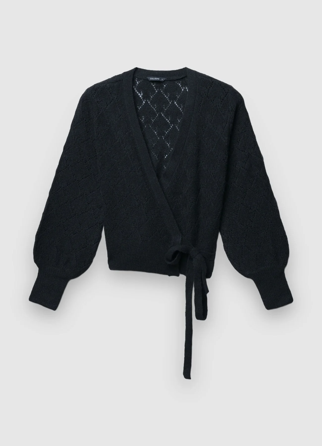 Maglia con scollo a V e nodo - Image 4