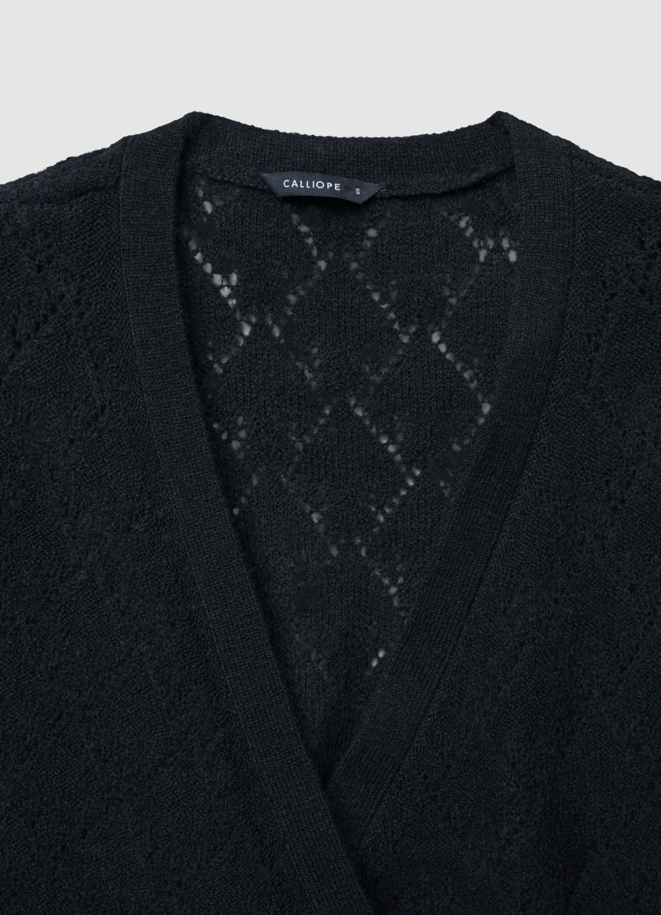 Maglia con scollo a V e nodo - Image 6