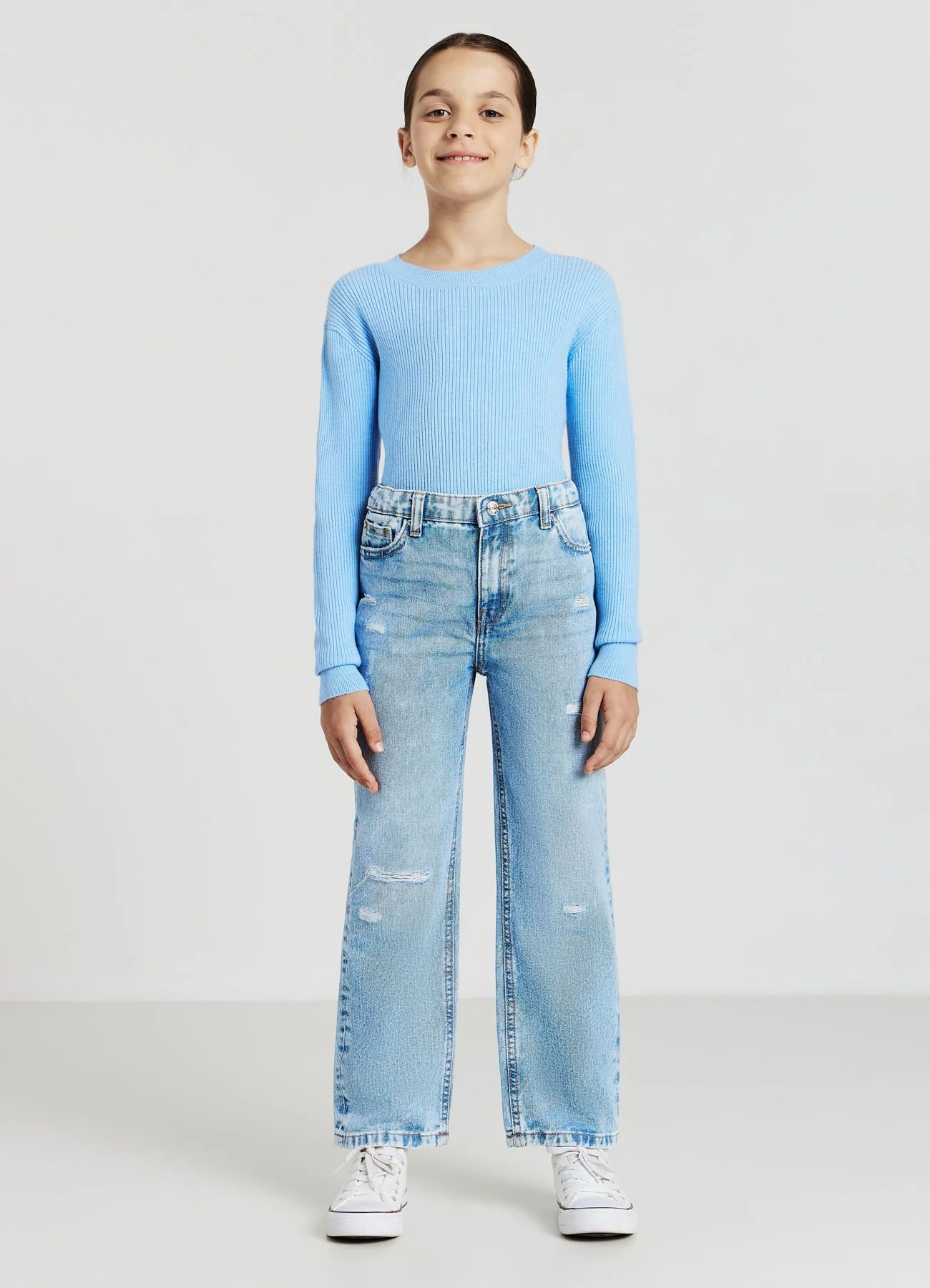 Maglia crop a costine - Image 3