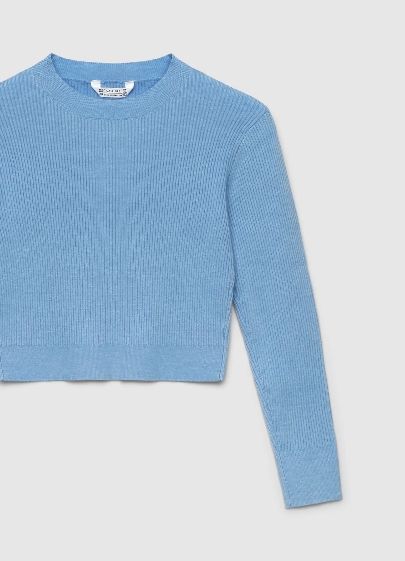 Maglia crop a costine - Image 4