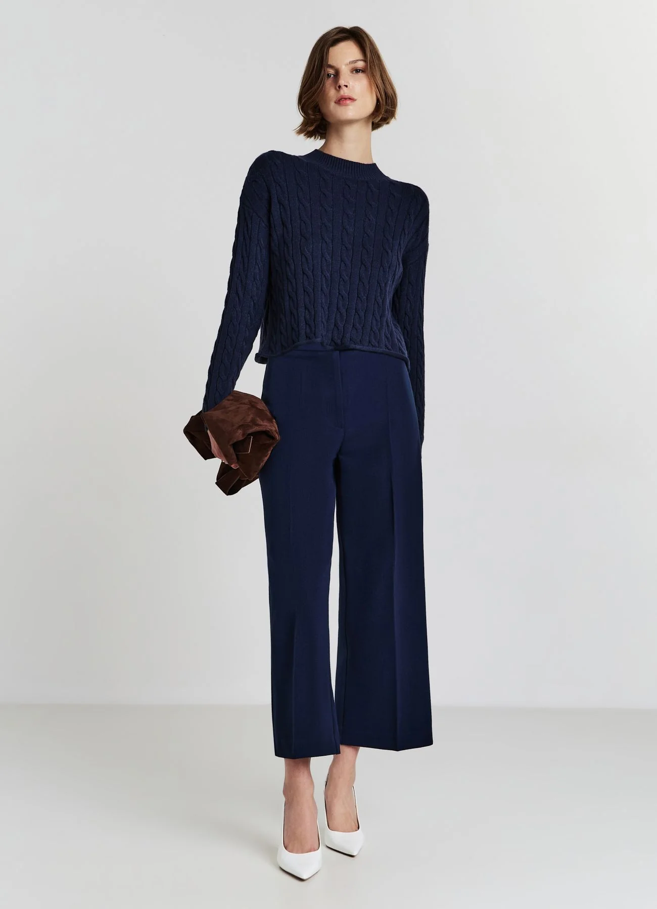 Maglia crop con trecce - Image 2