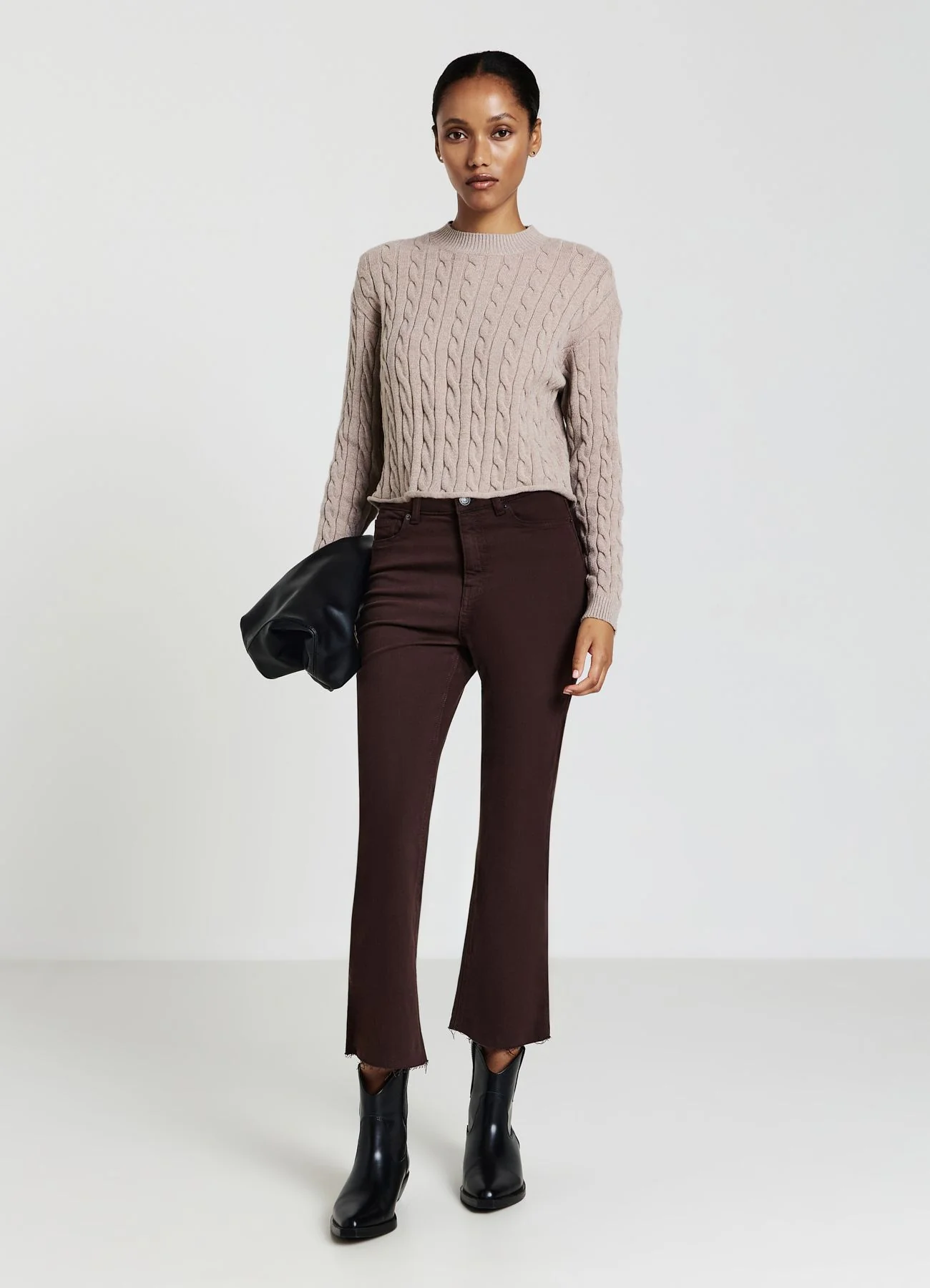 Maglia crop con trecce - Image 2