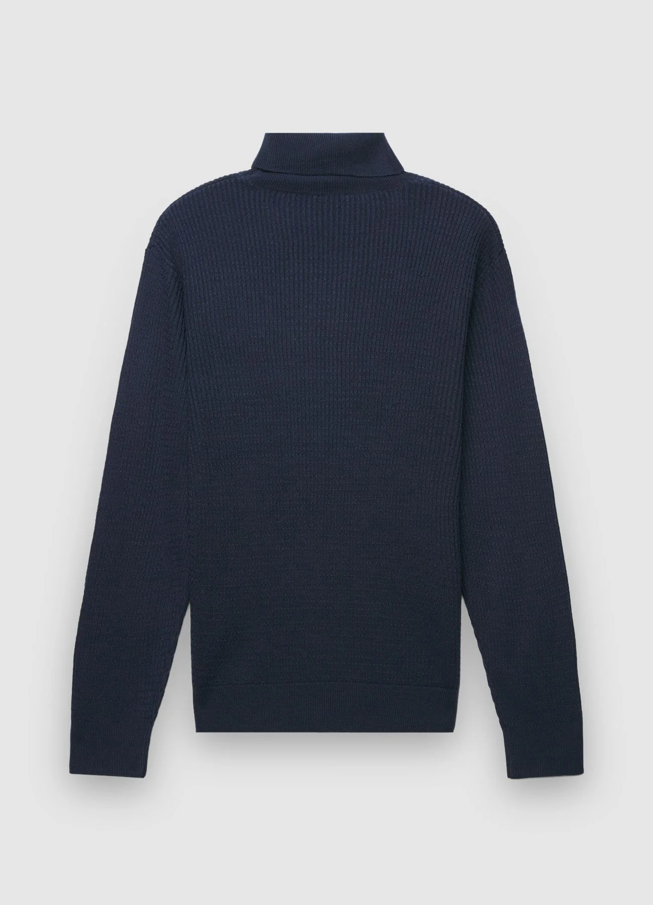 Maglia dolcevita a trama waffle - Image 5